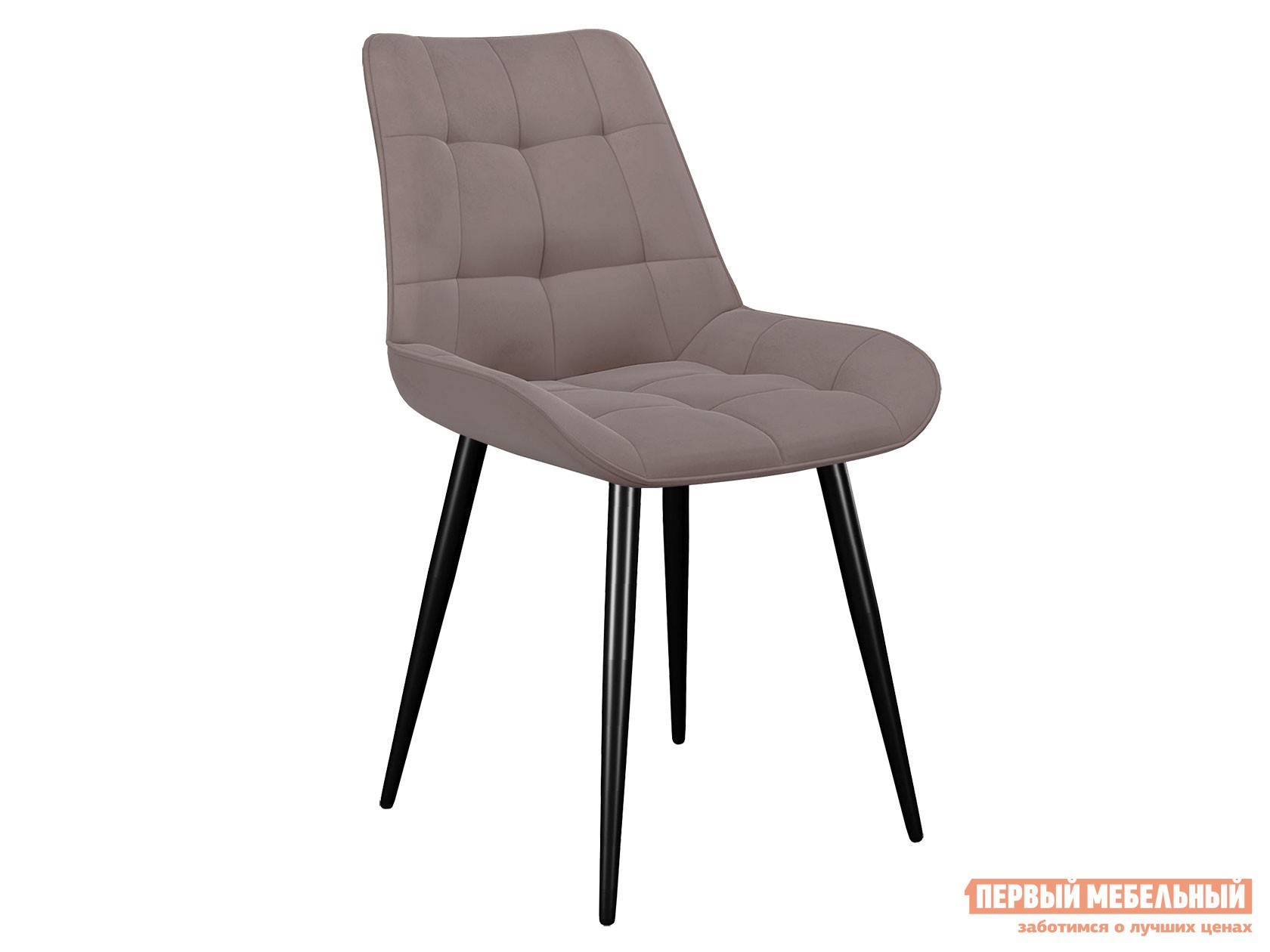 Стул  DikLine 206М Латте, микровелюр / Черный