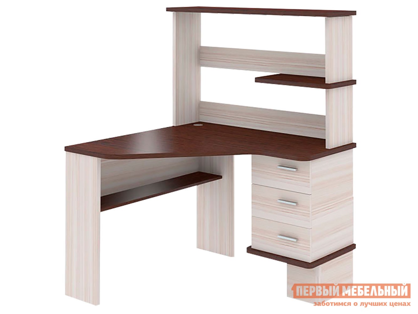 Компьютерный стол  СД-45 Карамель / Венге, Правая