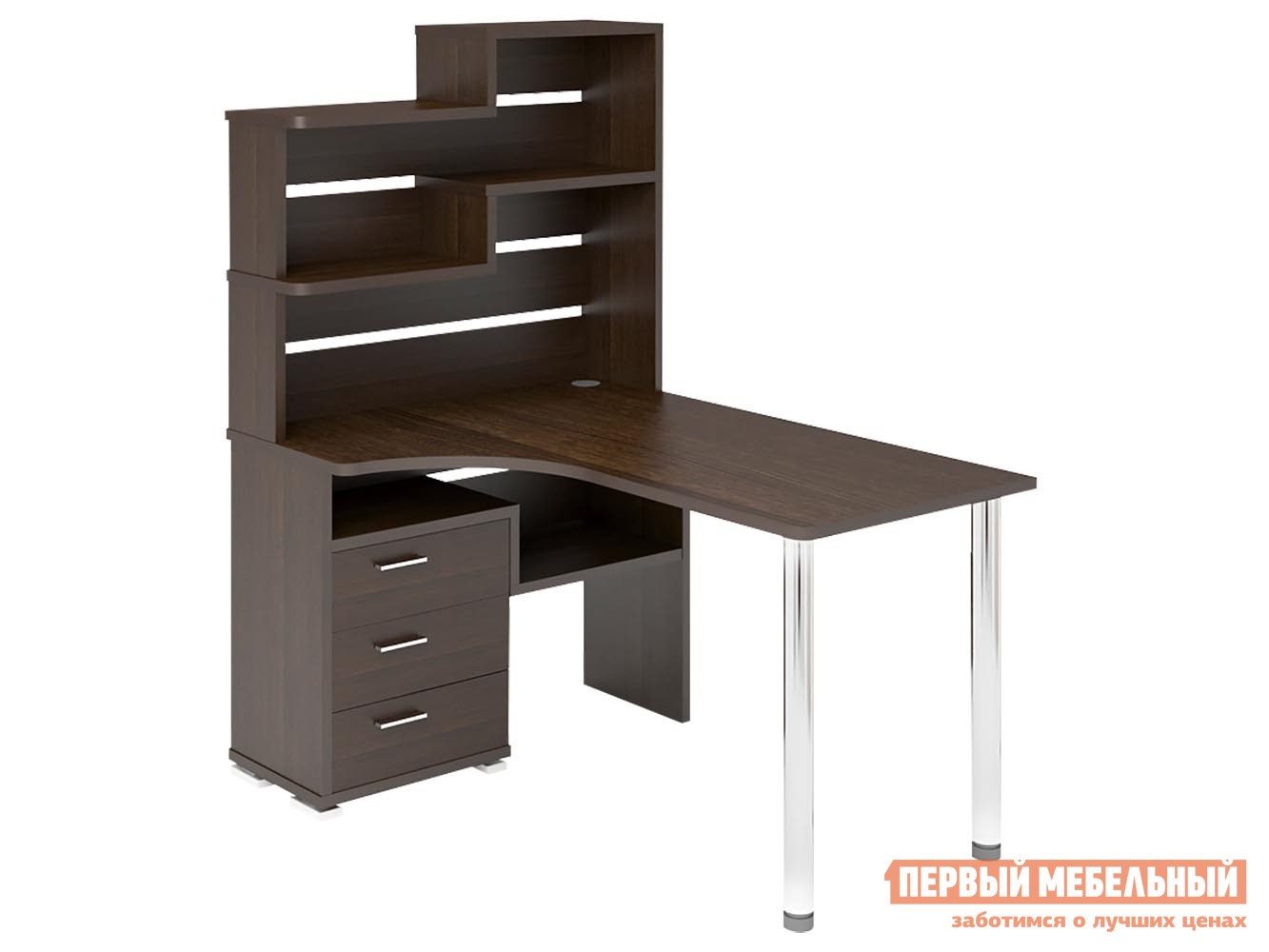 Компьютерный стол  СР-132 Венге, Цвет, Левая, 1400 мм