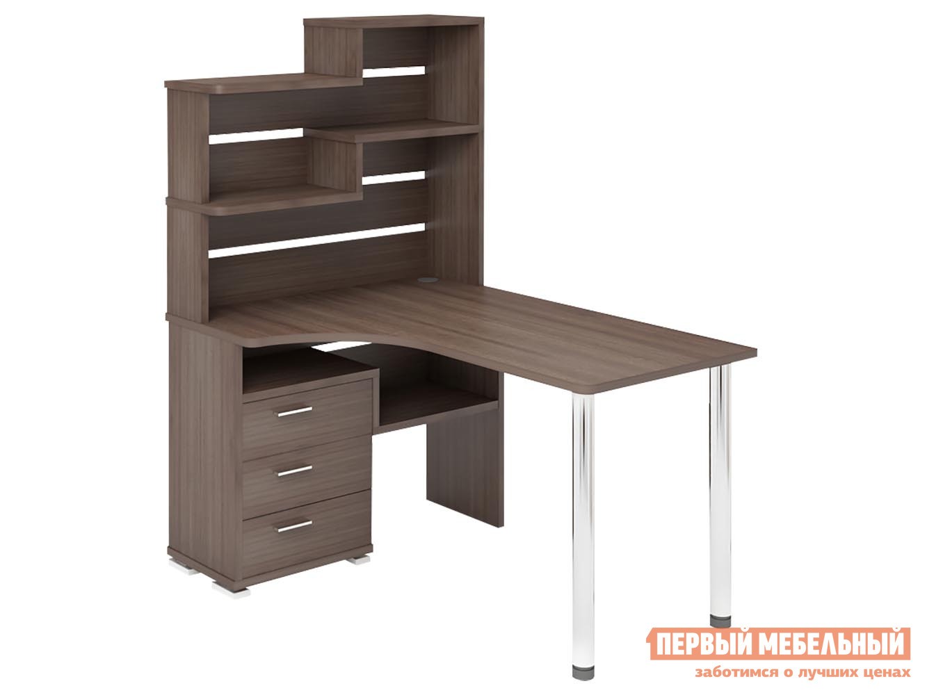 Компьютерный стол  СР-132 Шамони, Цвет, Левая, 1400 мм