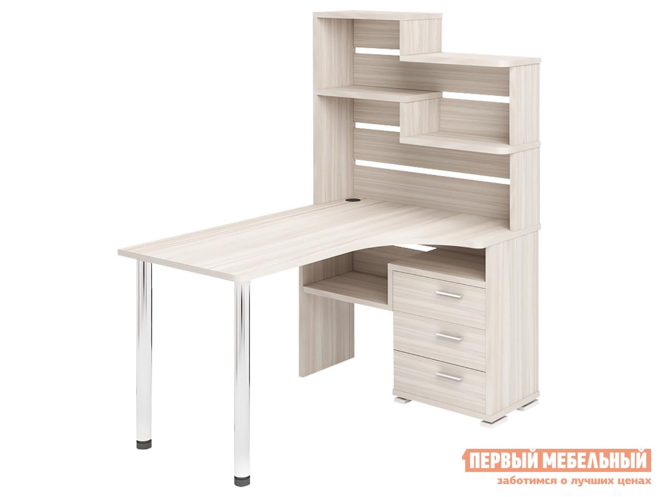 Компьютерный стол  СР-132 Карамель, Цвет, Правая, 1300 мм