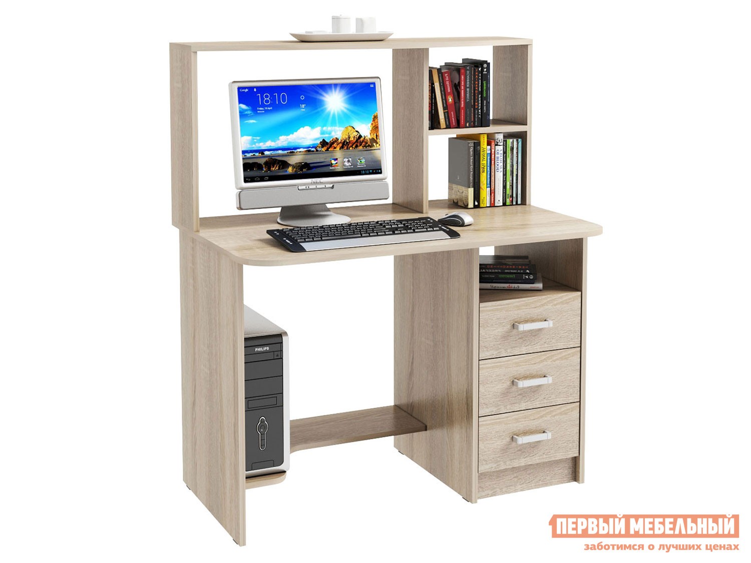 Компьютерный стол  Неман Дуб Сонома