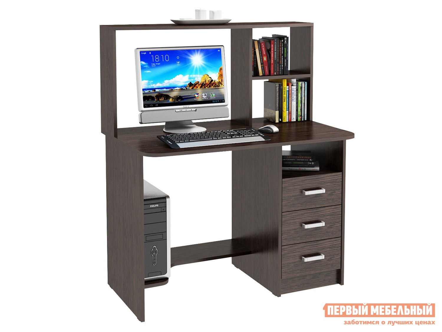 Компьютерный стол  Неман Венге