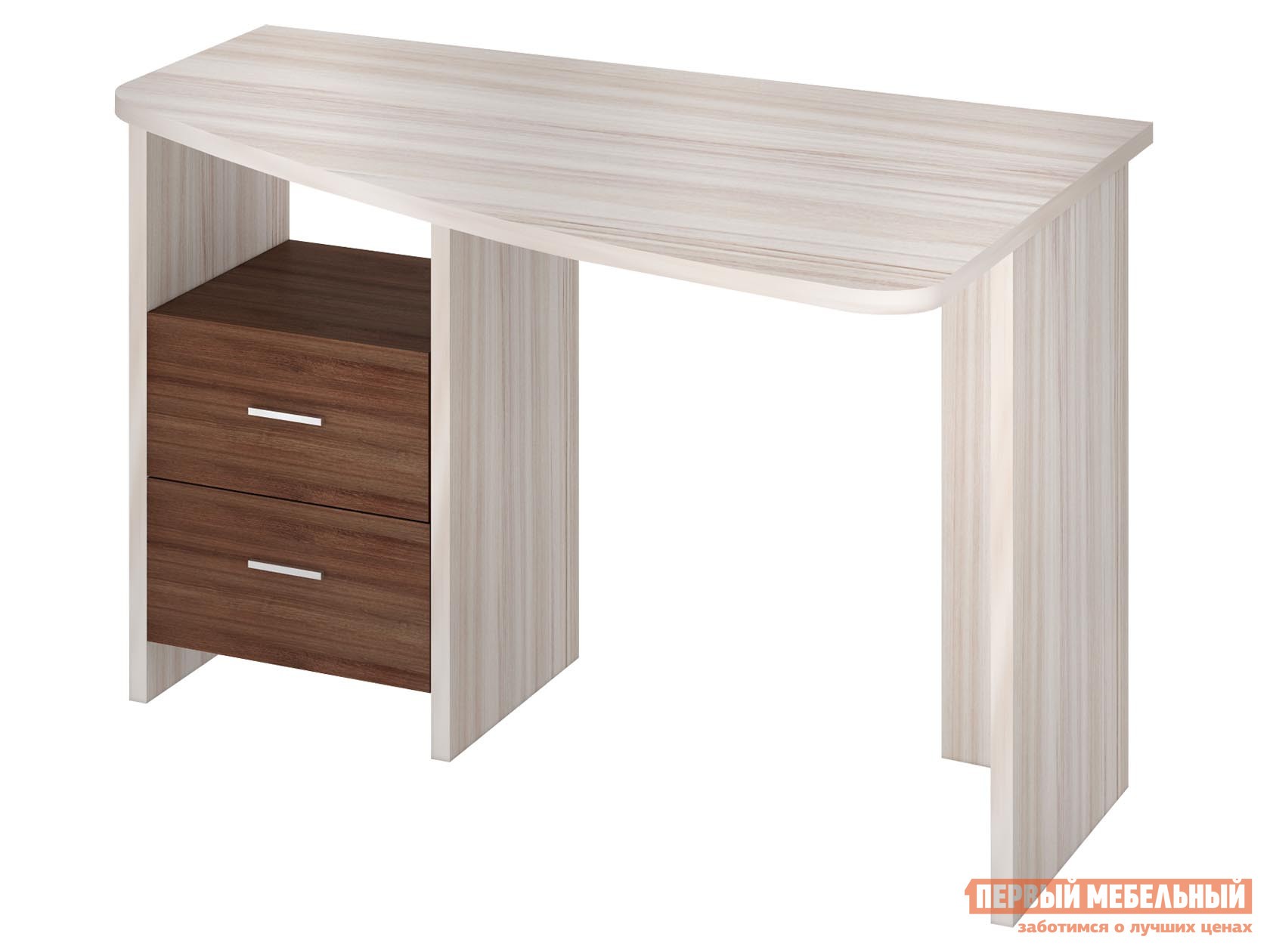 Компьютерный стол  Крл120 Карамель / Шамони, Правая