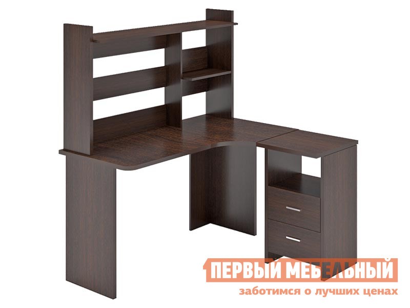 Компьютерный стол  СКЛ-Угл130+НКЛ-130 Венге, Правая