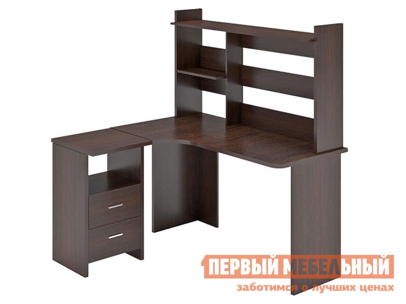 Компьютерный стол  СКЛ-Угл130+НКЛ-130 Венге, Левая