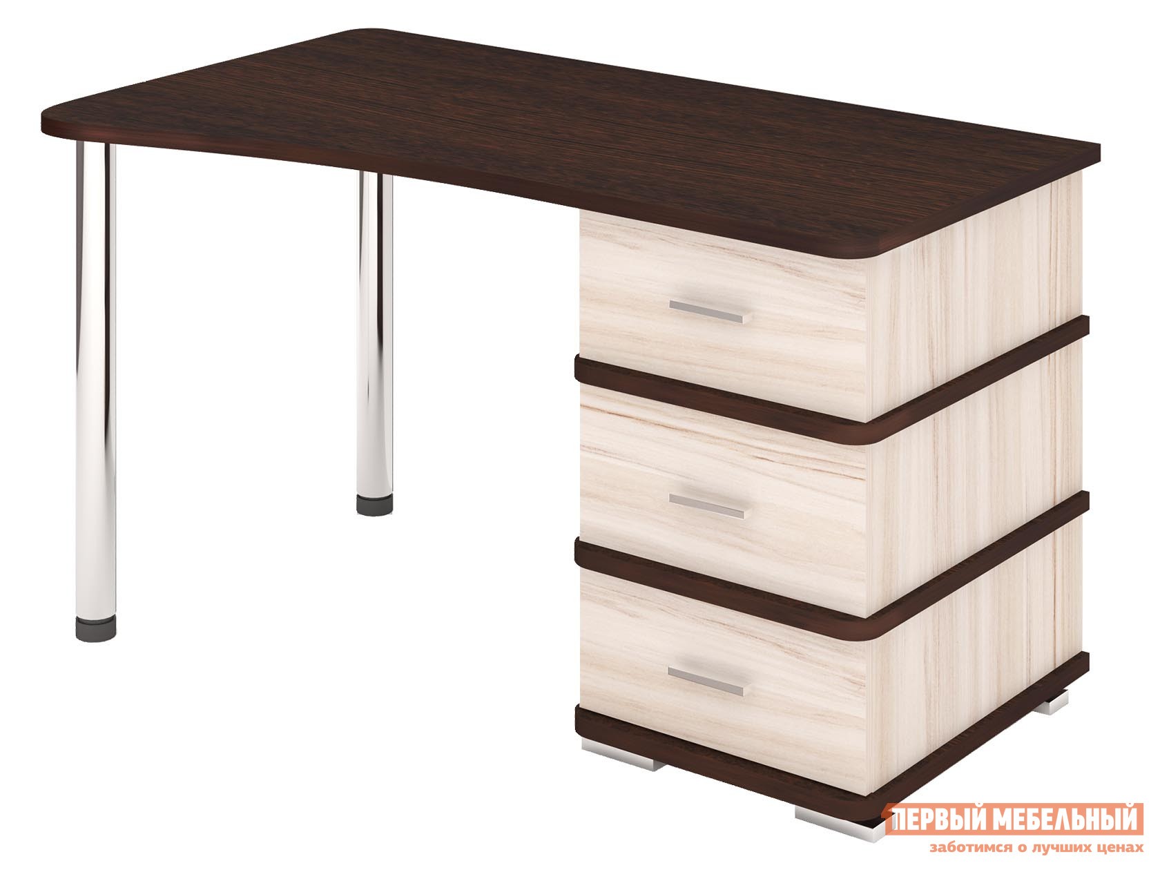 Компьютерный стол  СД-35 Карамель / Венге, Левая