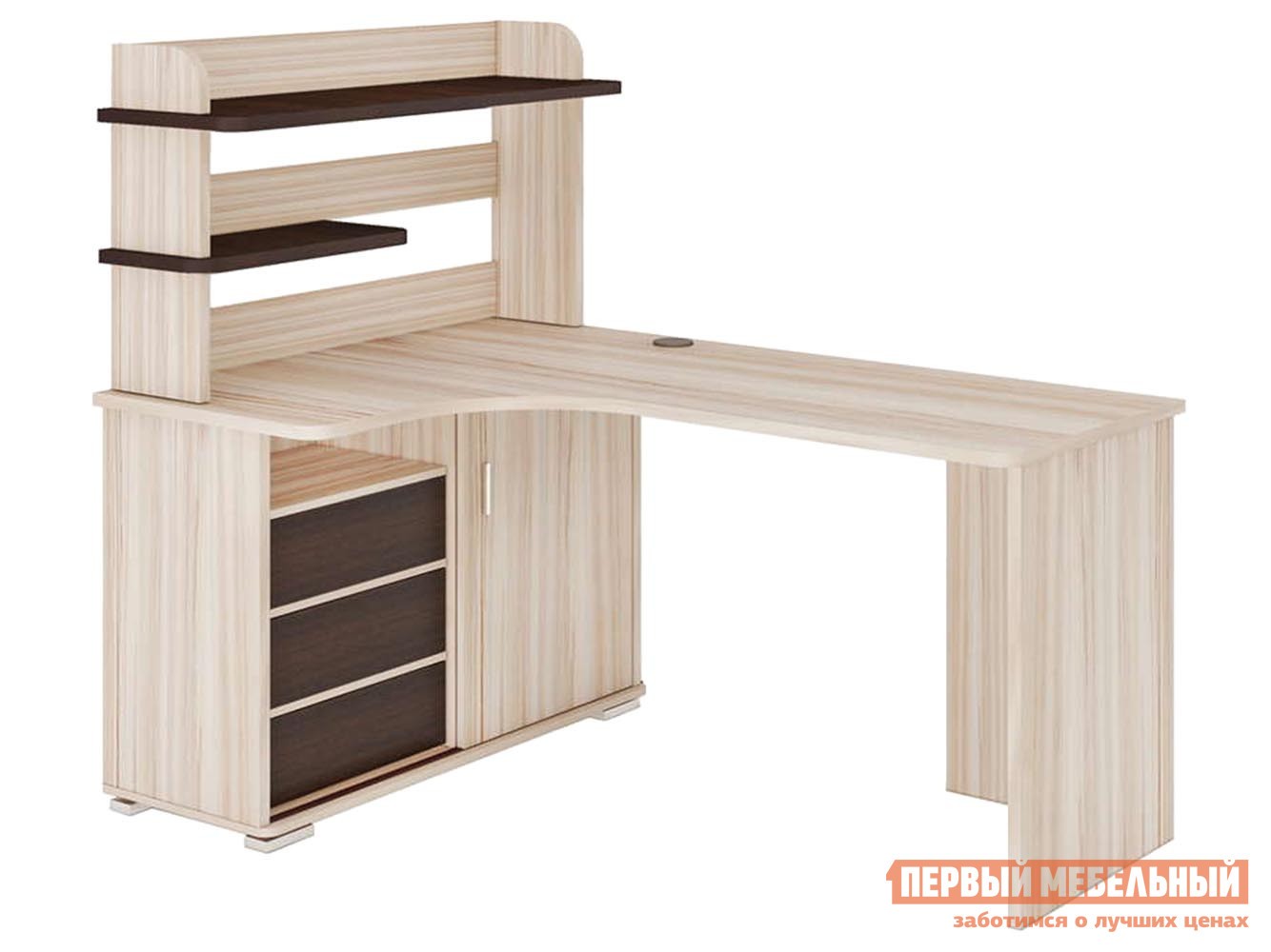 Компьютерный стол  СР-165, СР-145 Карамель / Венге, 1600 мм, Левая, Цвет