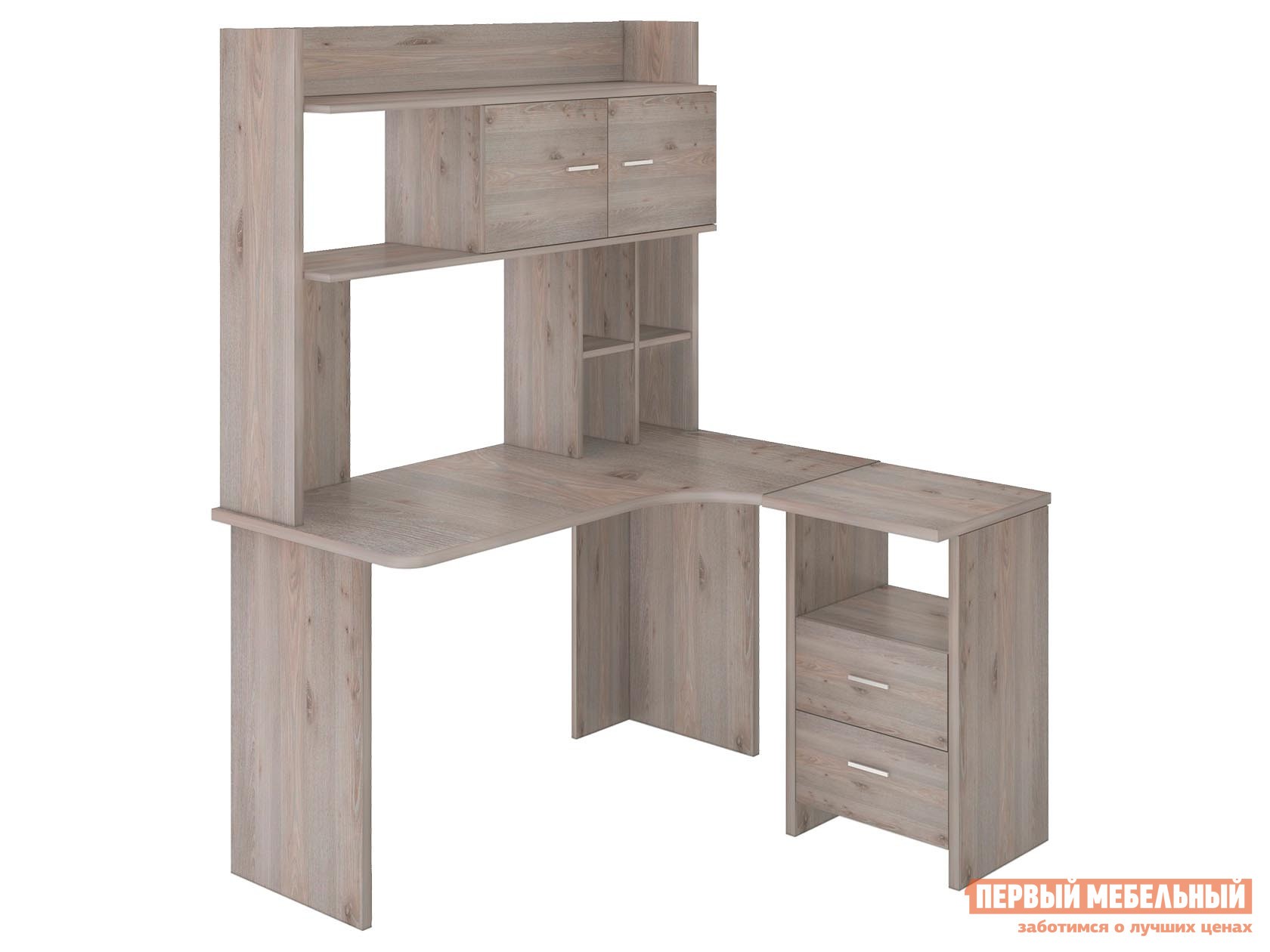 Компьютерный стол  СКЛ-Угл130+НКЛХ-130 Нельсон, Правая