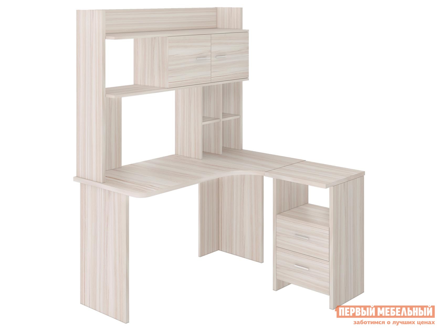 Компьютерный стол  СКЛ-Угл130+НКЛХ-130 Правая, Карамель