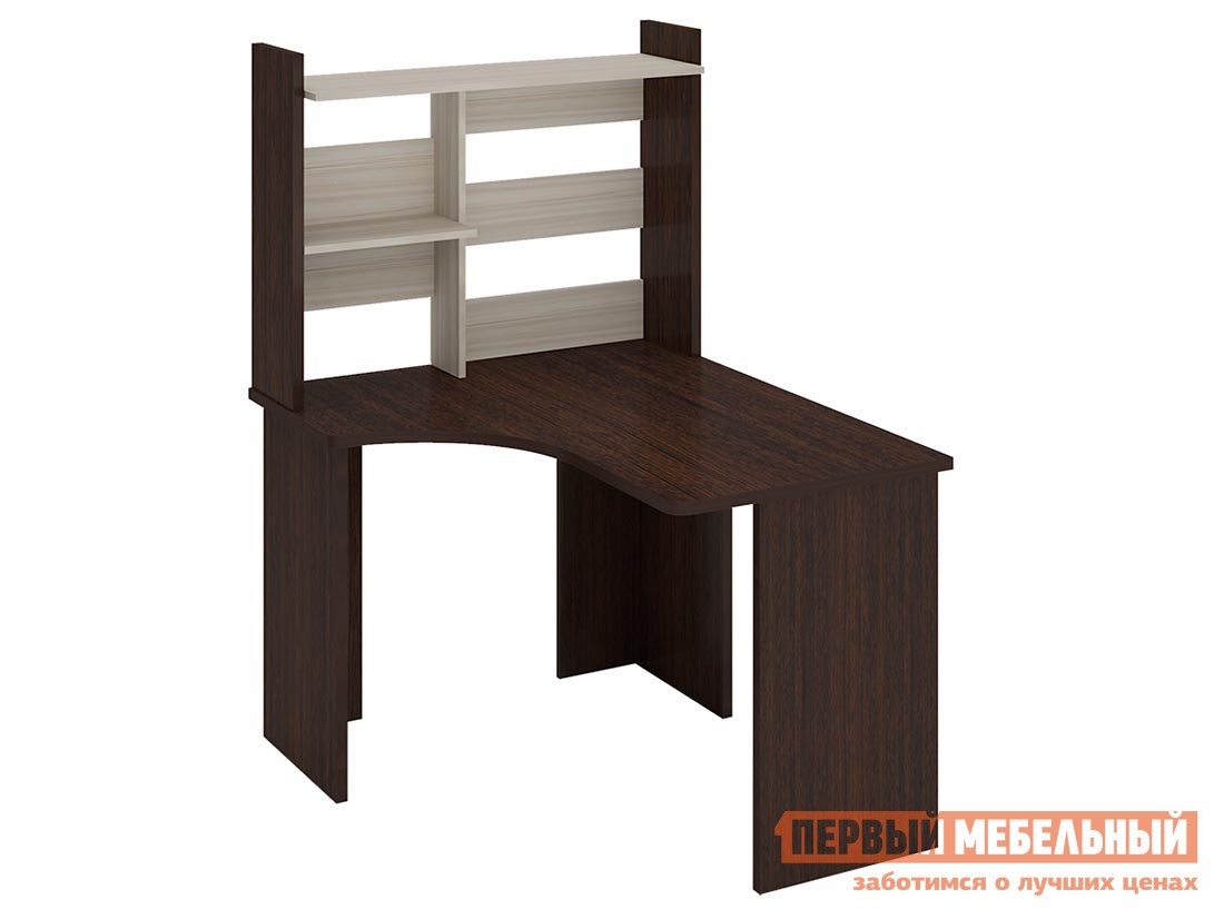 Компьютерный стол  СКЛ-Угл120+НКЛ-100 Венге / Карамель, Без тумбы, Левая