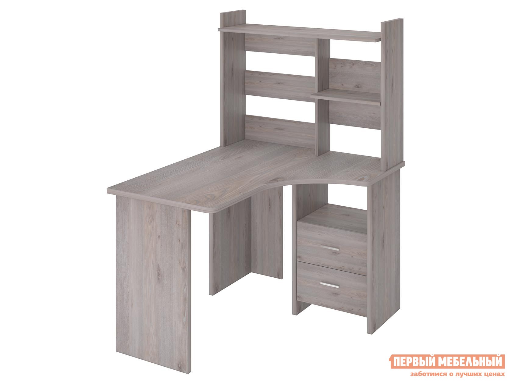 Компьютерный стол  СКЛ-Угл120+НКЛ-100 Нельсон, С тумбой, Правая