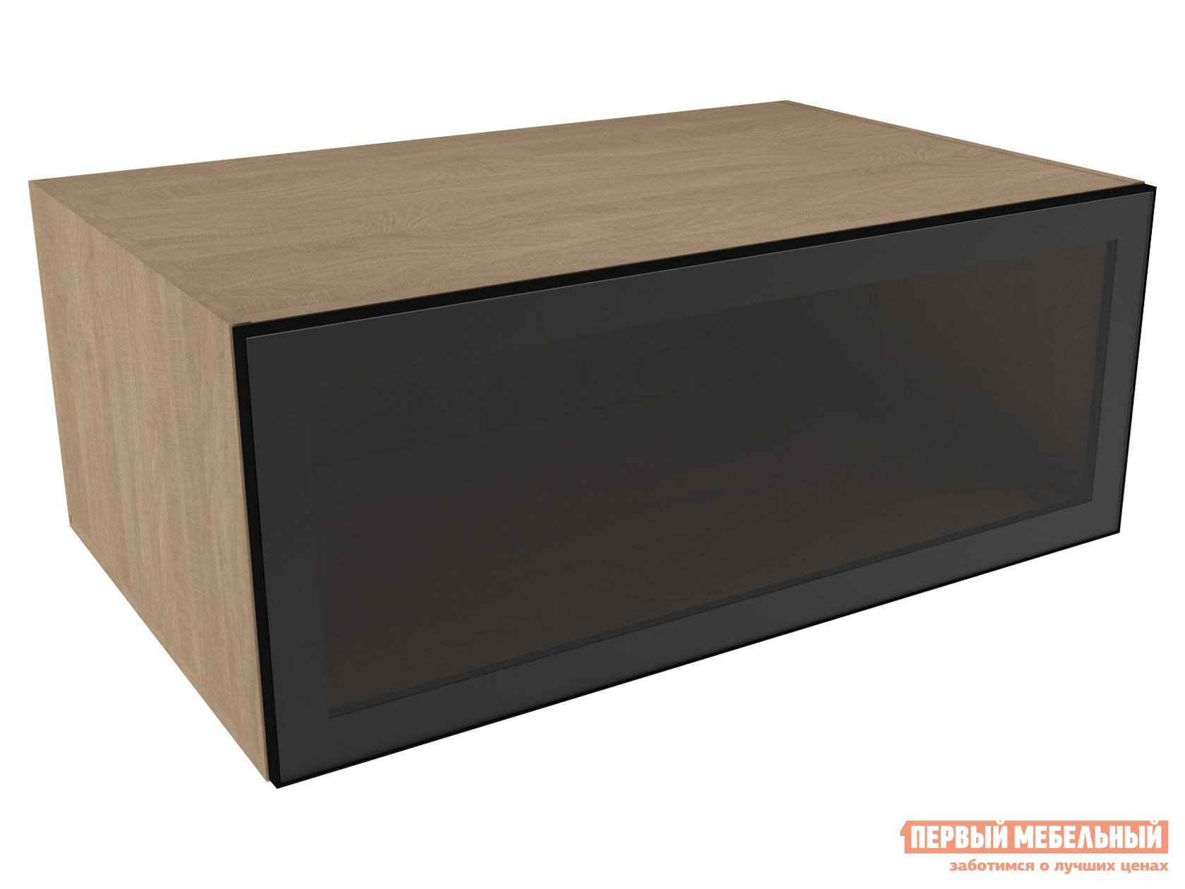 Кухонный модуль  Женева Дуб Палермо / Стекло, 900 мм