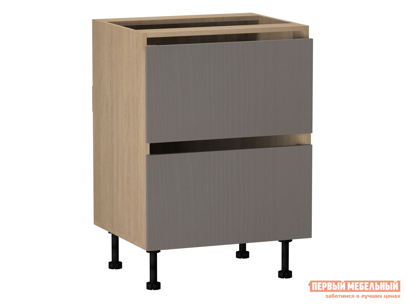 Кухонный модуль  Женева Дуб Палермо / Серый камень, 60 см