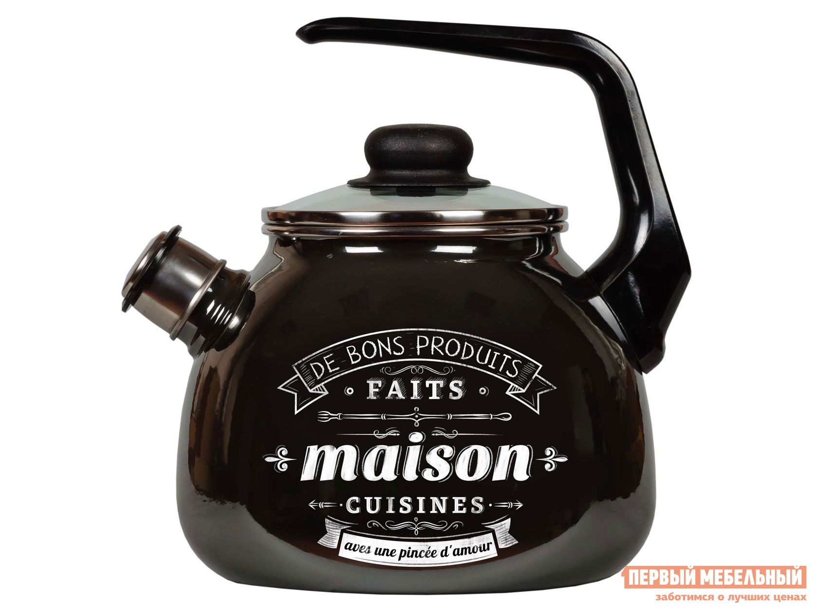 Чайник  Maison Черный, эмаль
