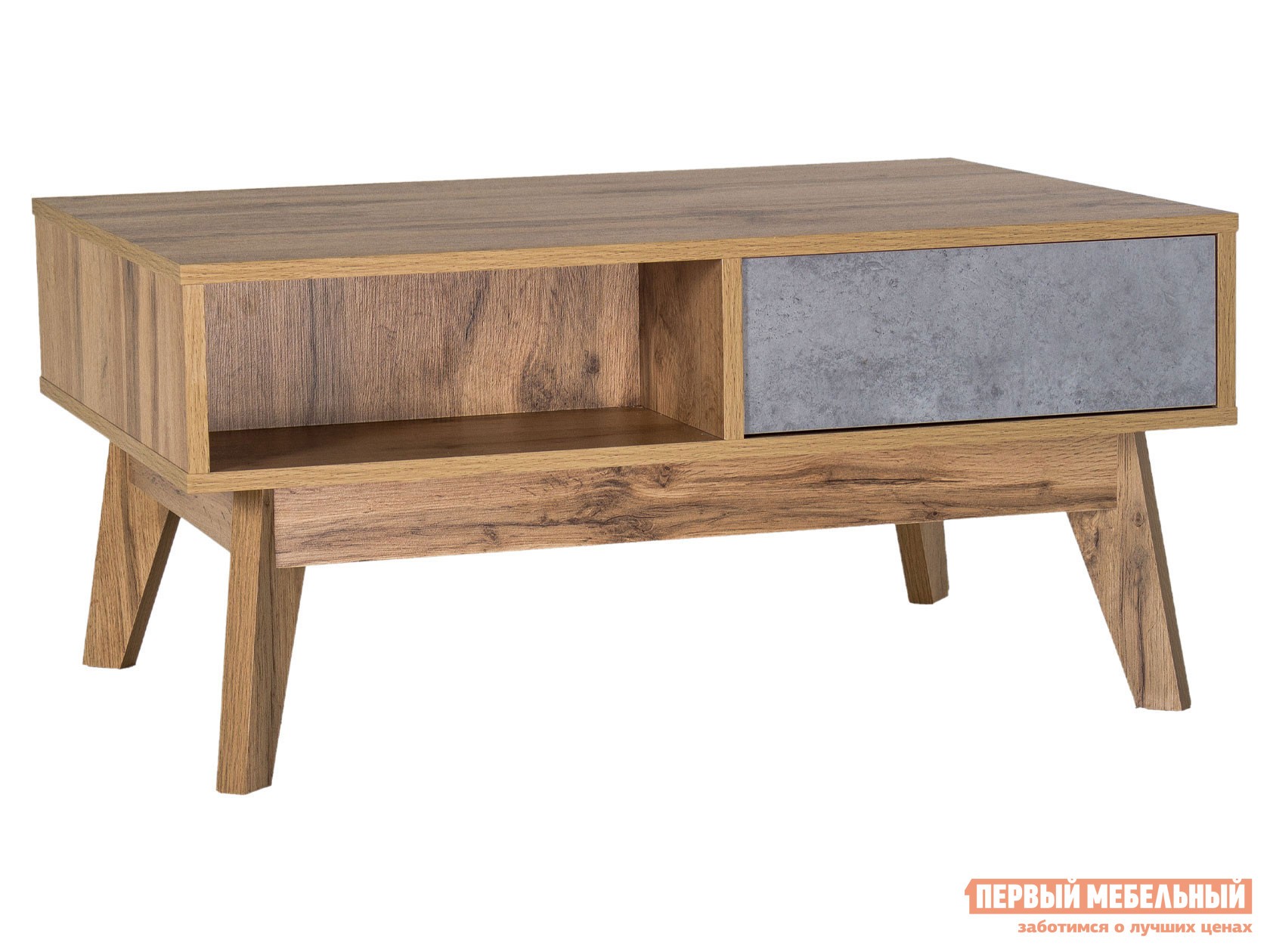 Журнальный столик  Хелен Дуб Ватан / Бетон Чикаго