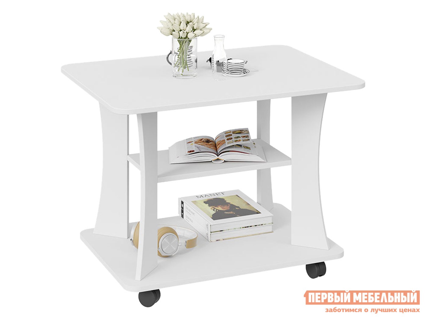 Журнальный столик  Пит 8 Белый ясень