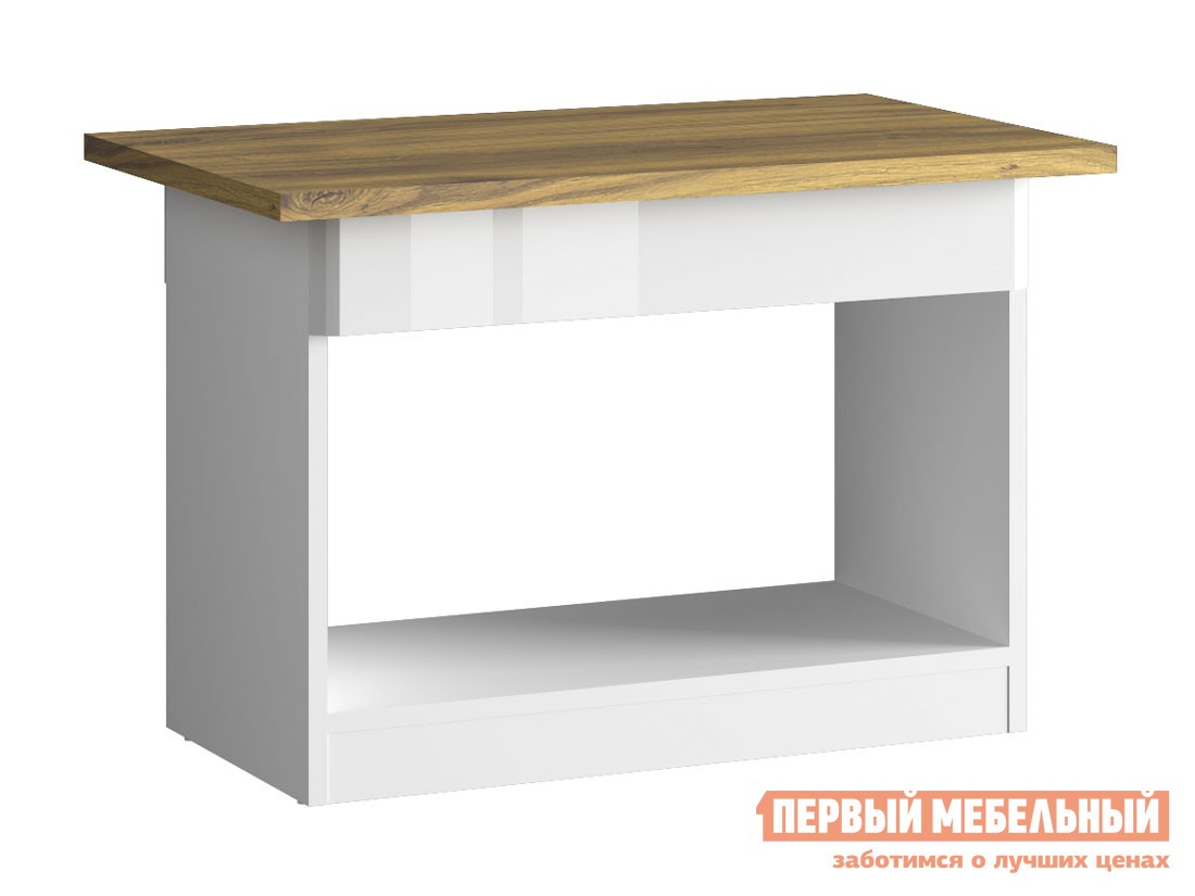 Журнальный столик  Торино Белый / Дуб Наварра