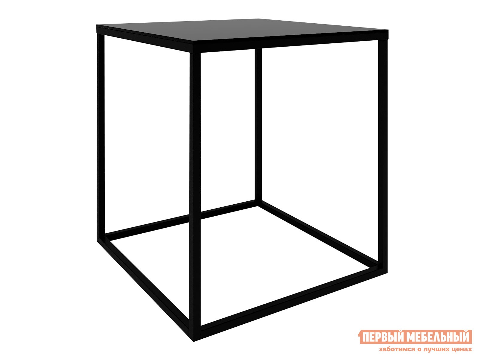 Журнальный столик  Гент Черный, стекло / Черный, металл