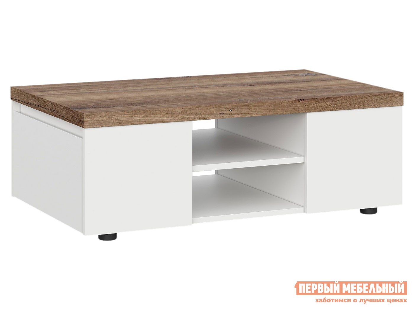 Журнальный столик  Одри Белый / Дуб Эдда