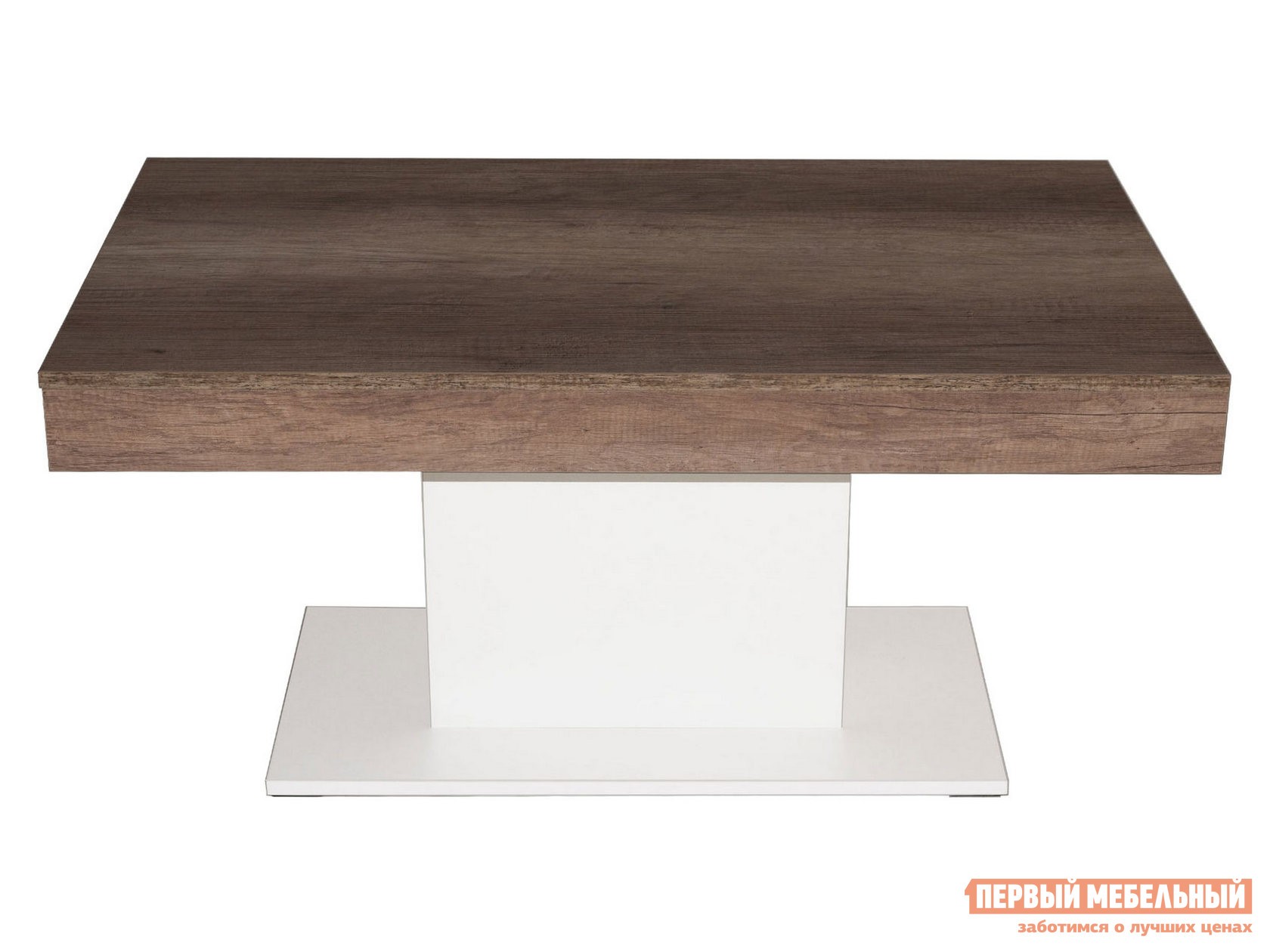 Журнальный столик  Шелдон Дуб Каньон / Белый