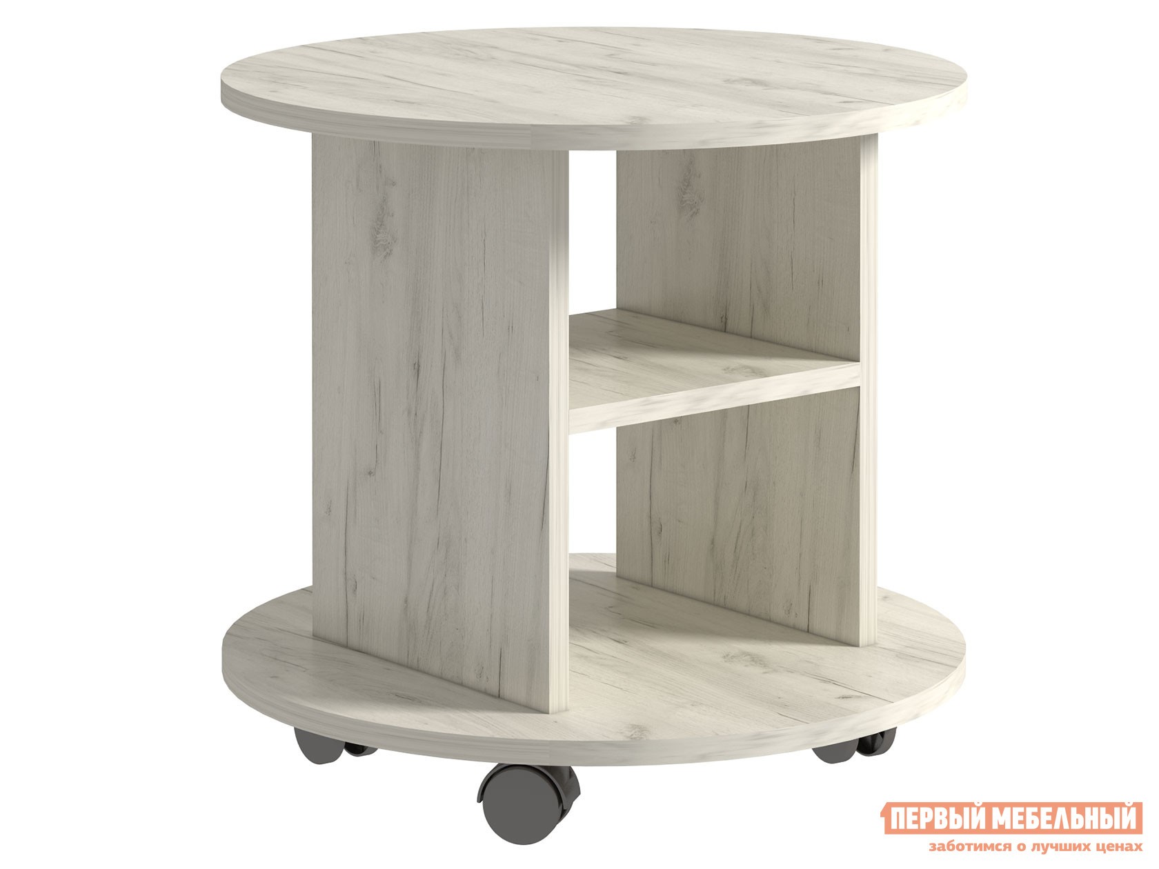 Журнальный столик  Орвел Дуб Крафт белый