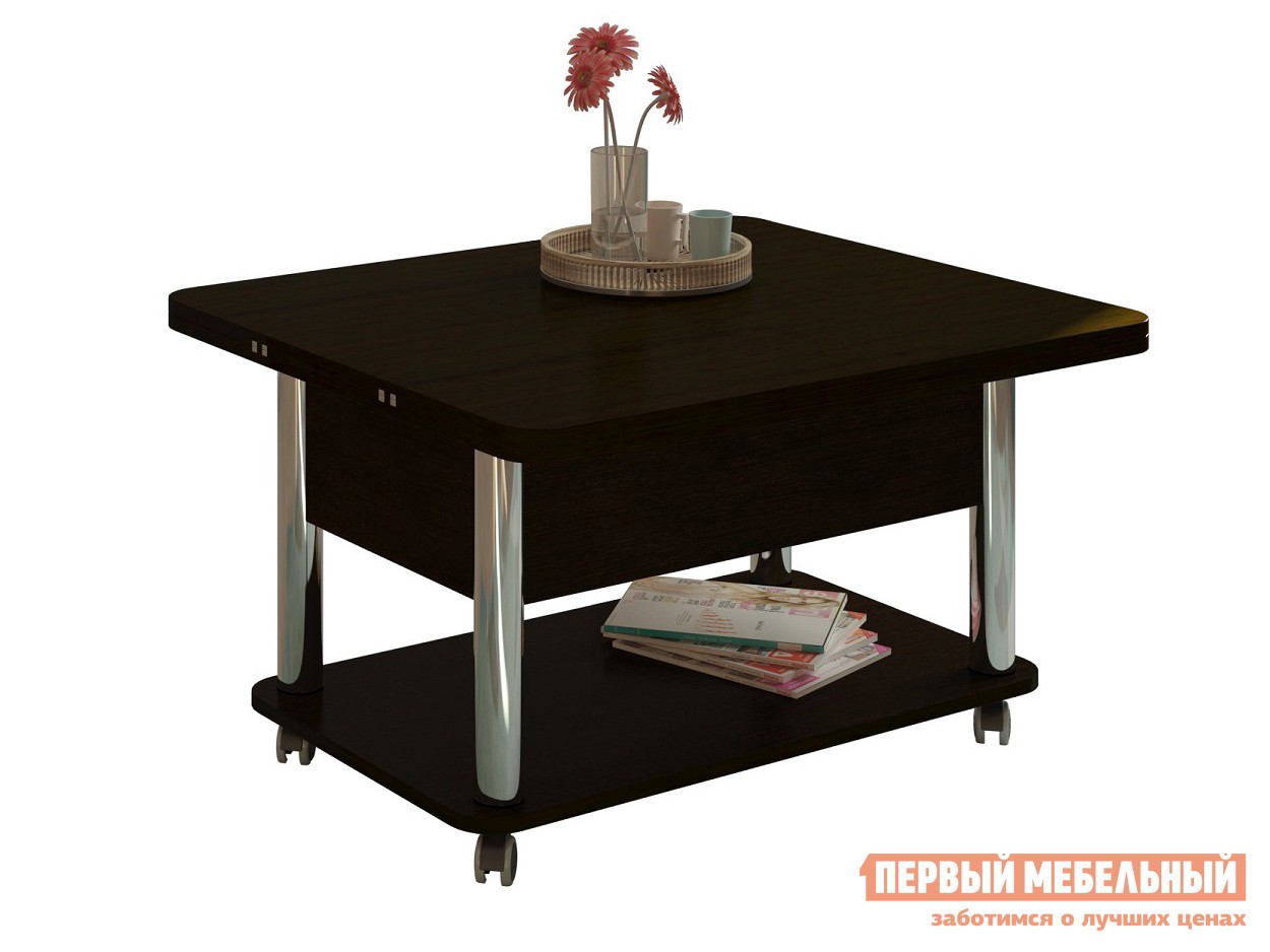 Кухонный стол  Гросс Хром / Венге темный, По умолчанию