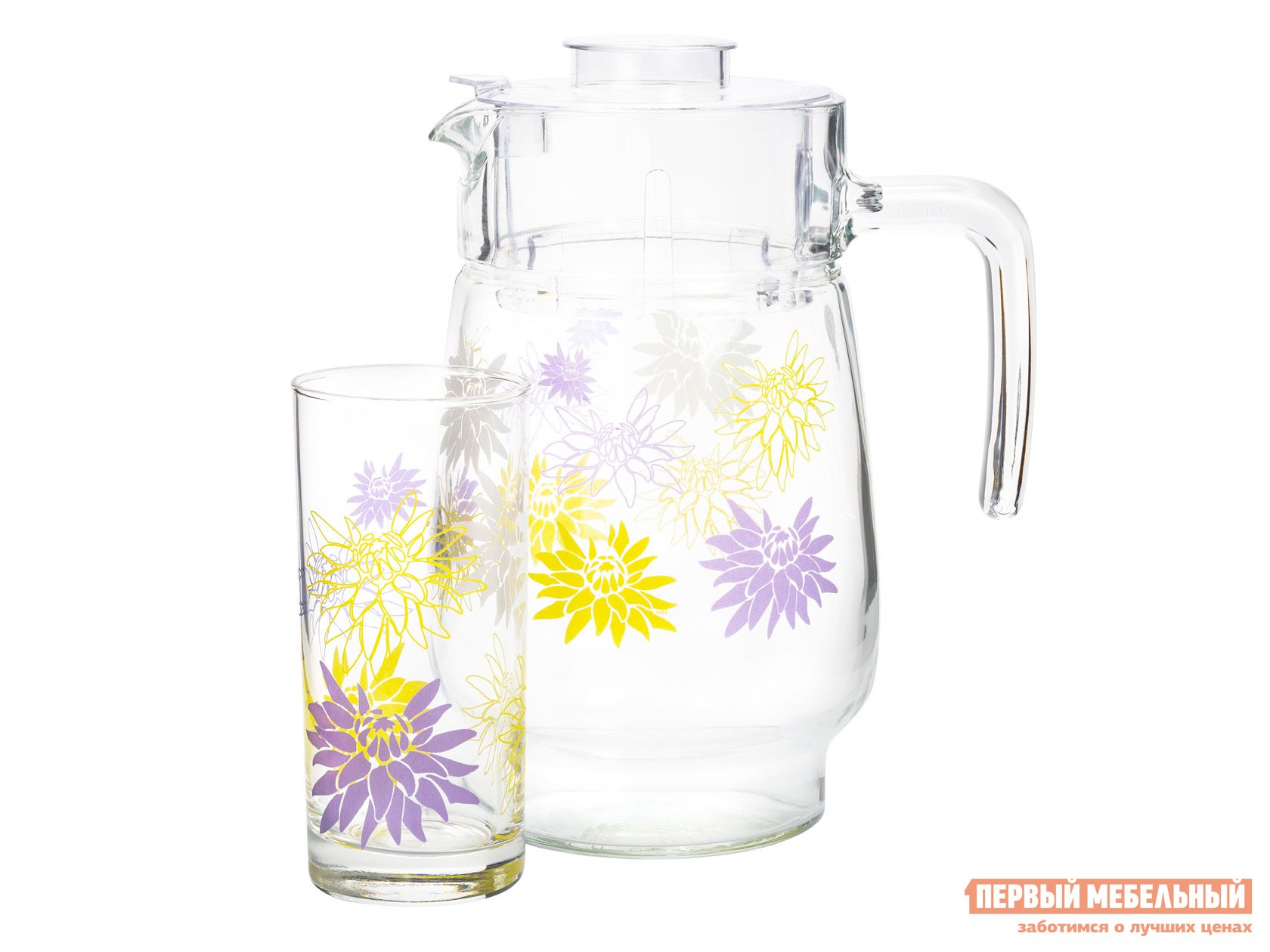 Стакан  Волл Флауэр 7 предметов Стекло