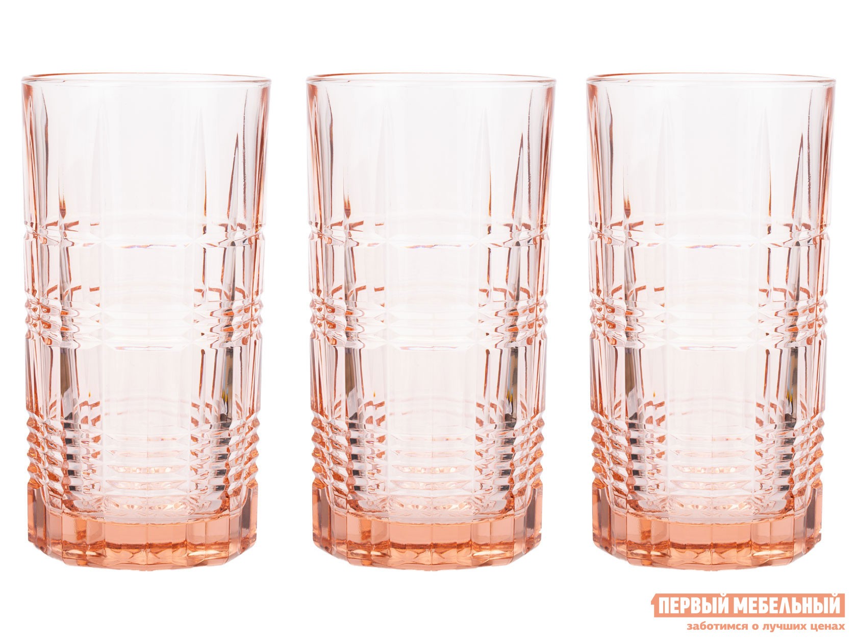 Стакан  Даллас Pink 3 шт. Розовый