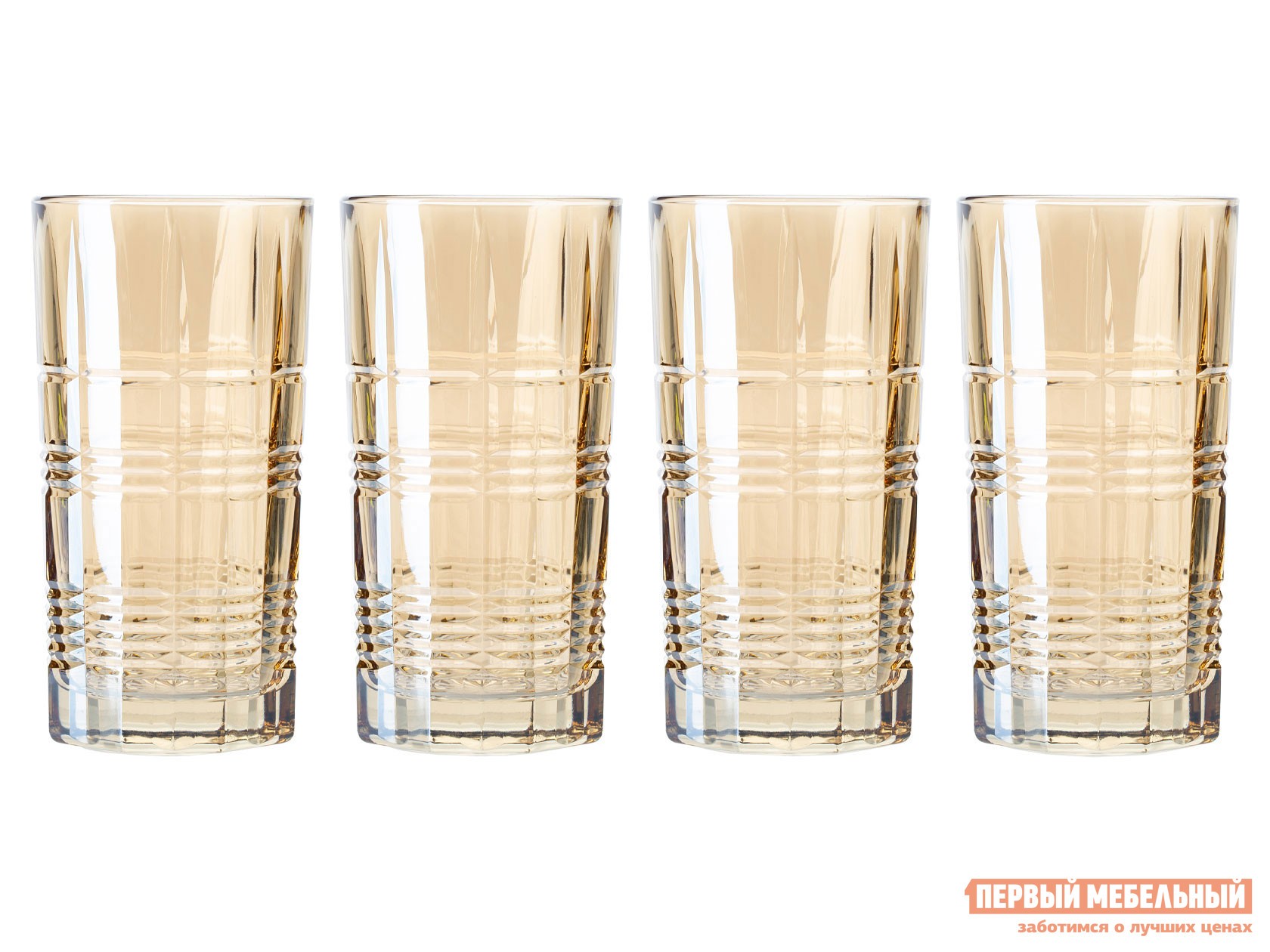 Стакан  Даллас Gold 4 шт. Золотой мед