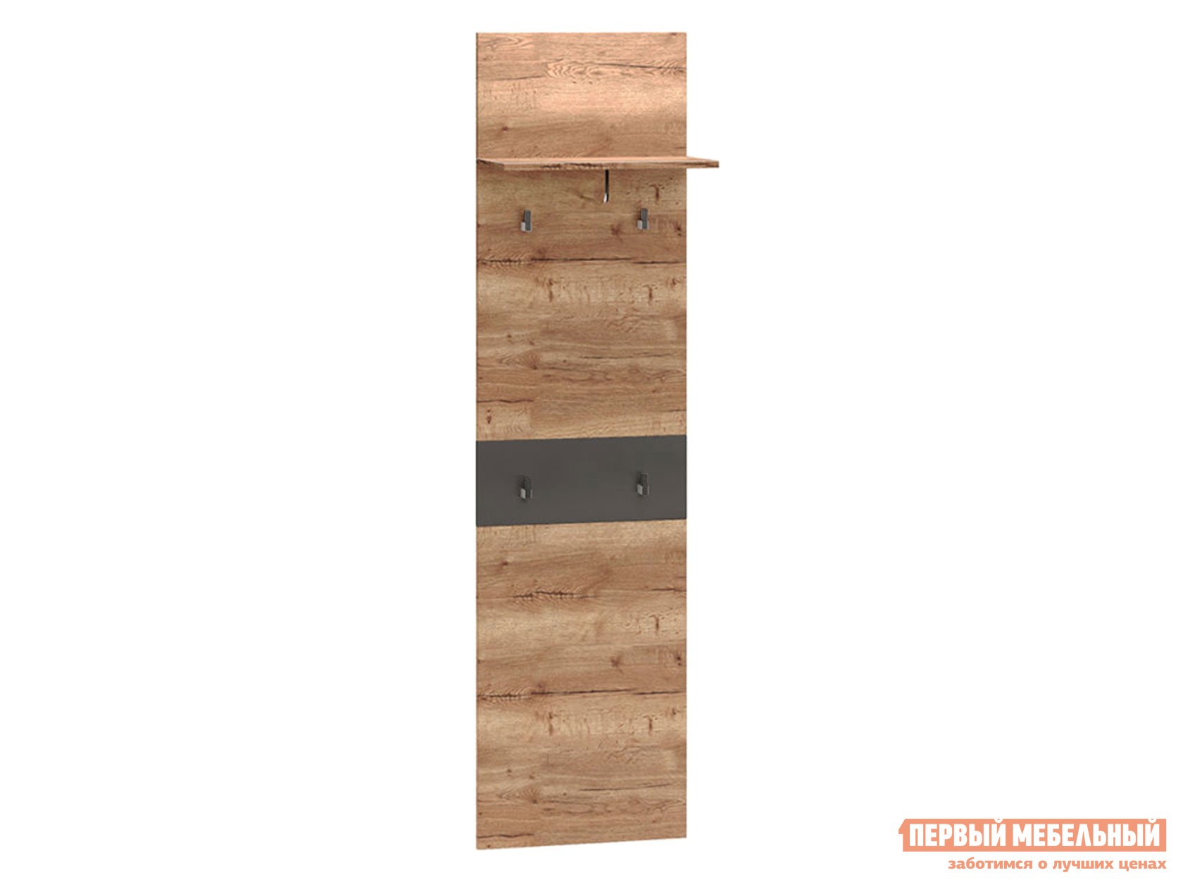 Настенная вешалка  Ханна ПХ-11 Дуб Галифакс Табак / Серый