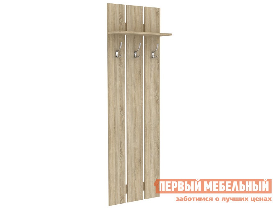 Настенная вешалка  Мерлен В02 Дуб Сонома