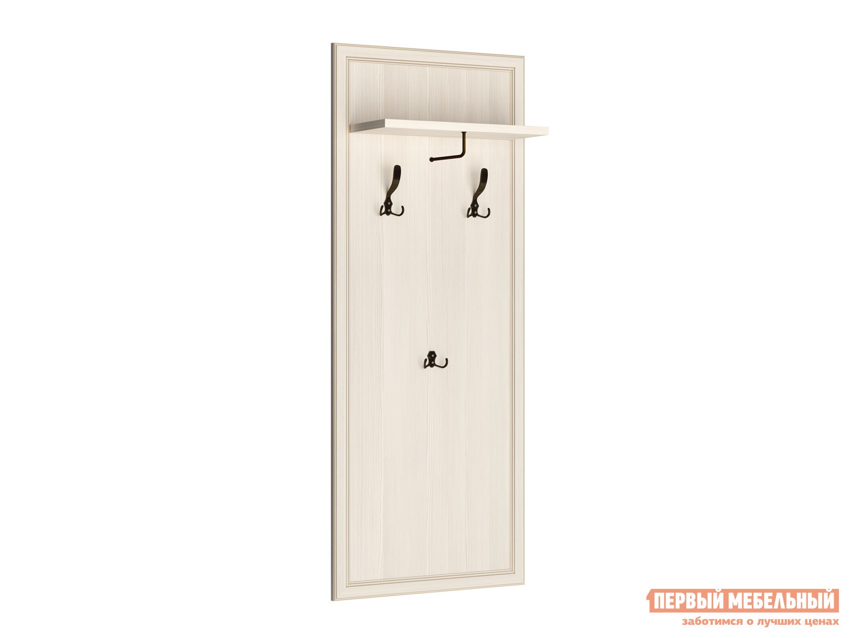 Настенная вешалка  Сиена Бодега белый, патина золото