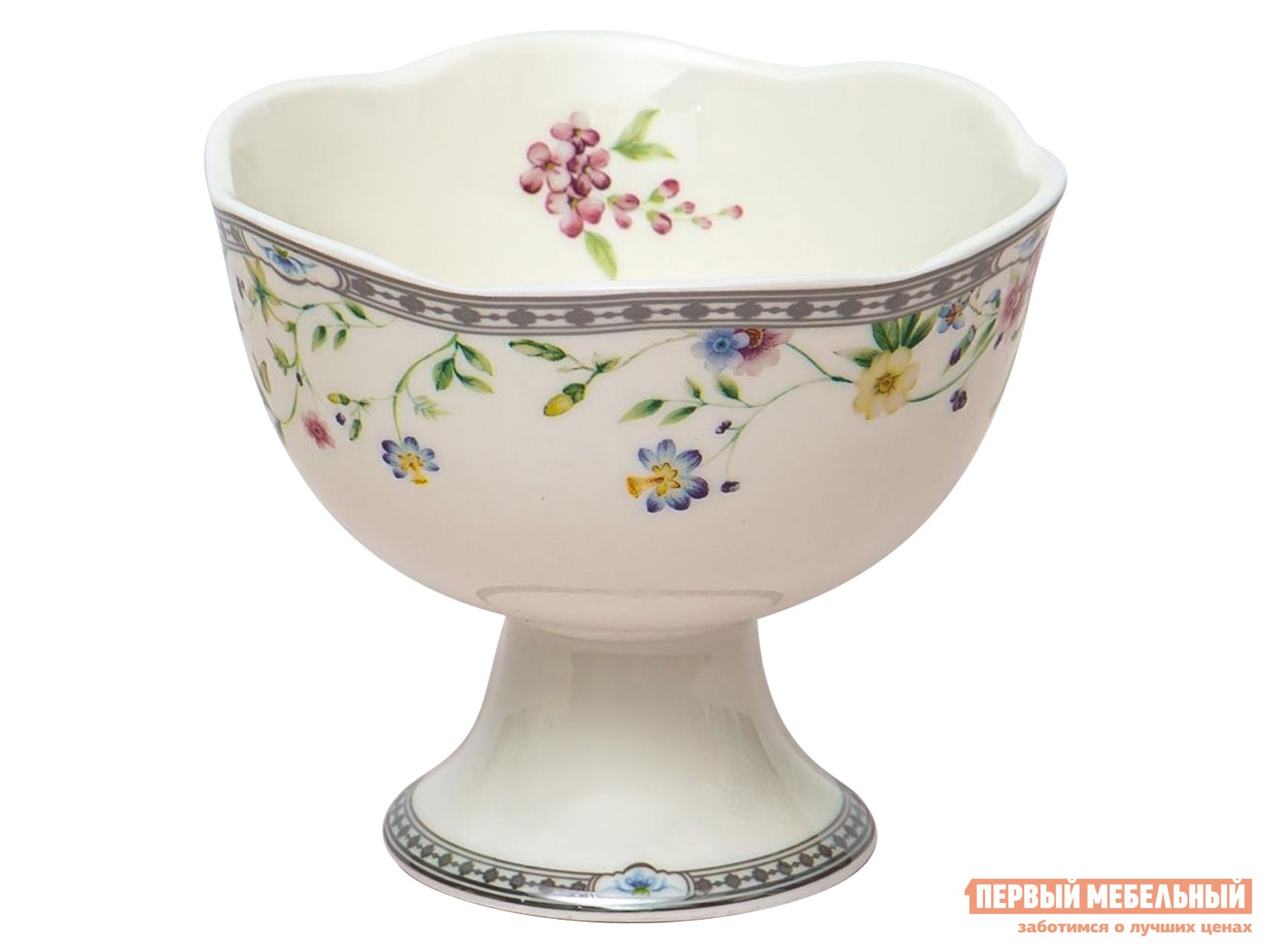 Блюдо  Мануэла Белый, фарфор