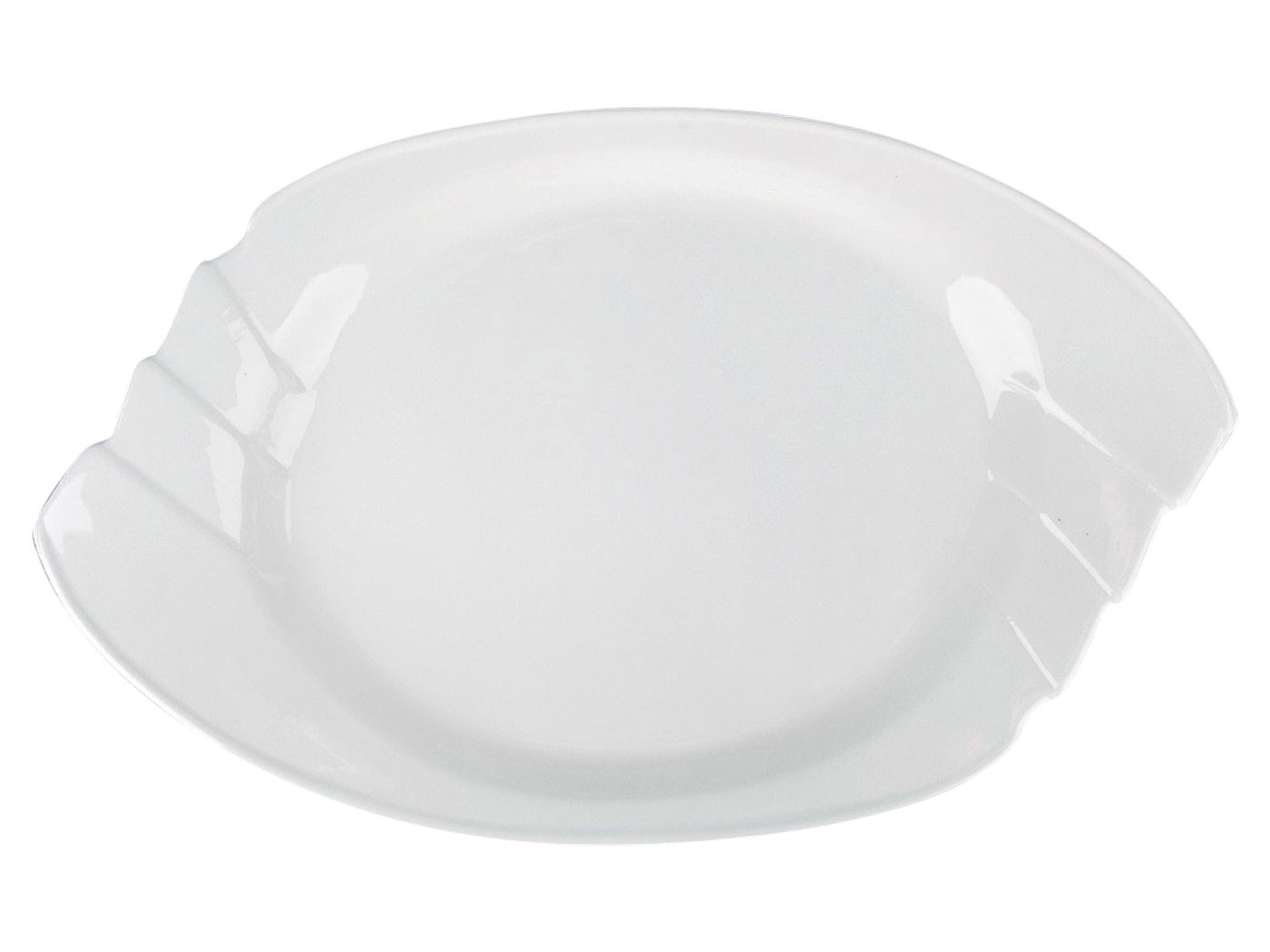 Блюдо  Маршмеллоу Белый, фарфор