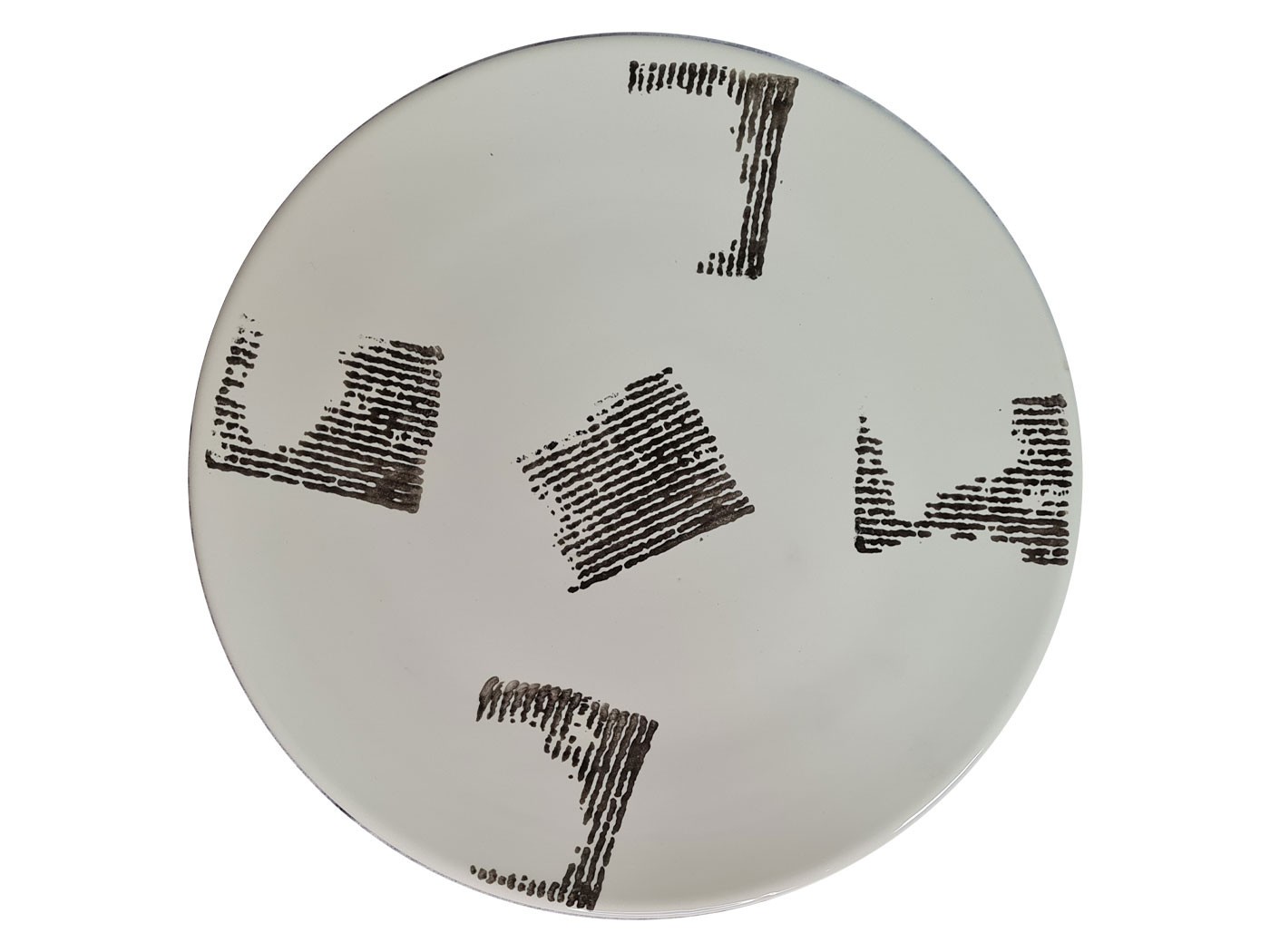 Тарелка  Steppa GAZZETTA BIANCO