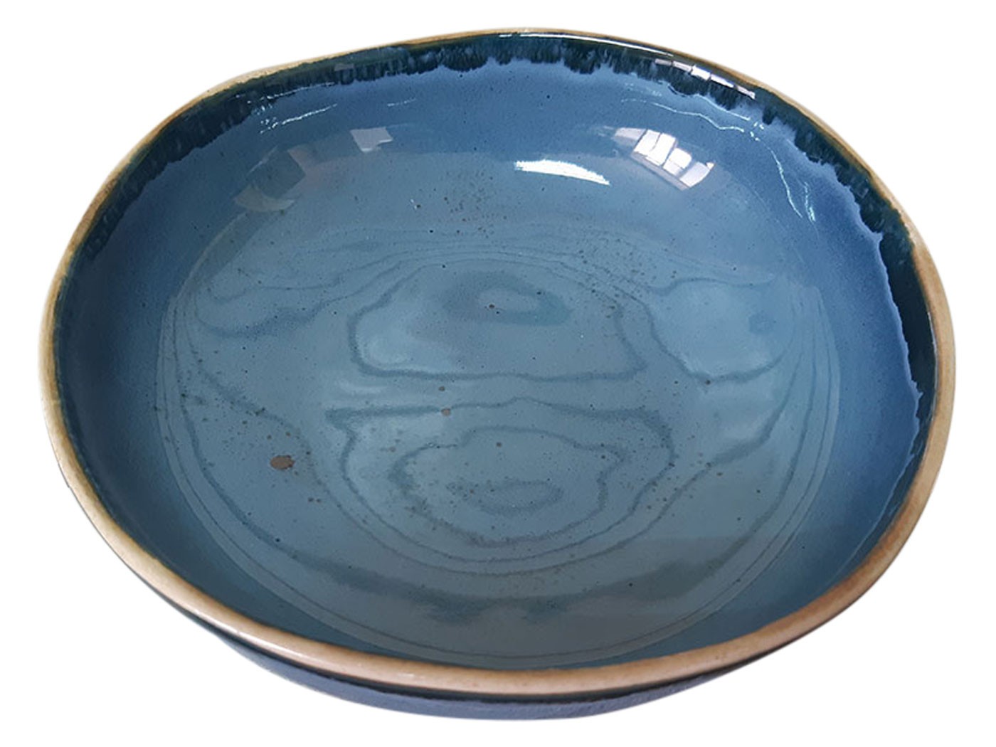 Тарелка  Organico profondo BLU REATTIVO