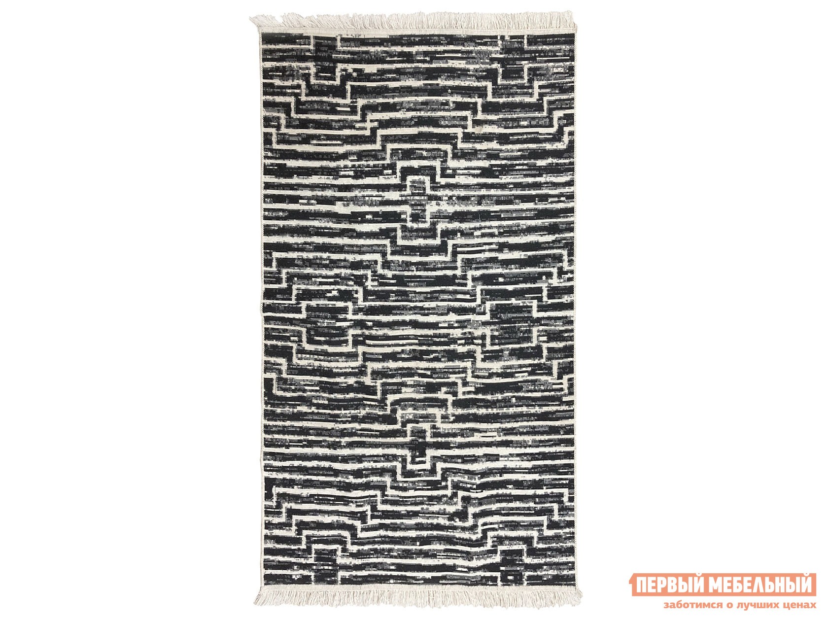 Ковер  Skandy Stripes Черный / Бежевый, 600 Х 1000 мм