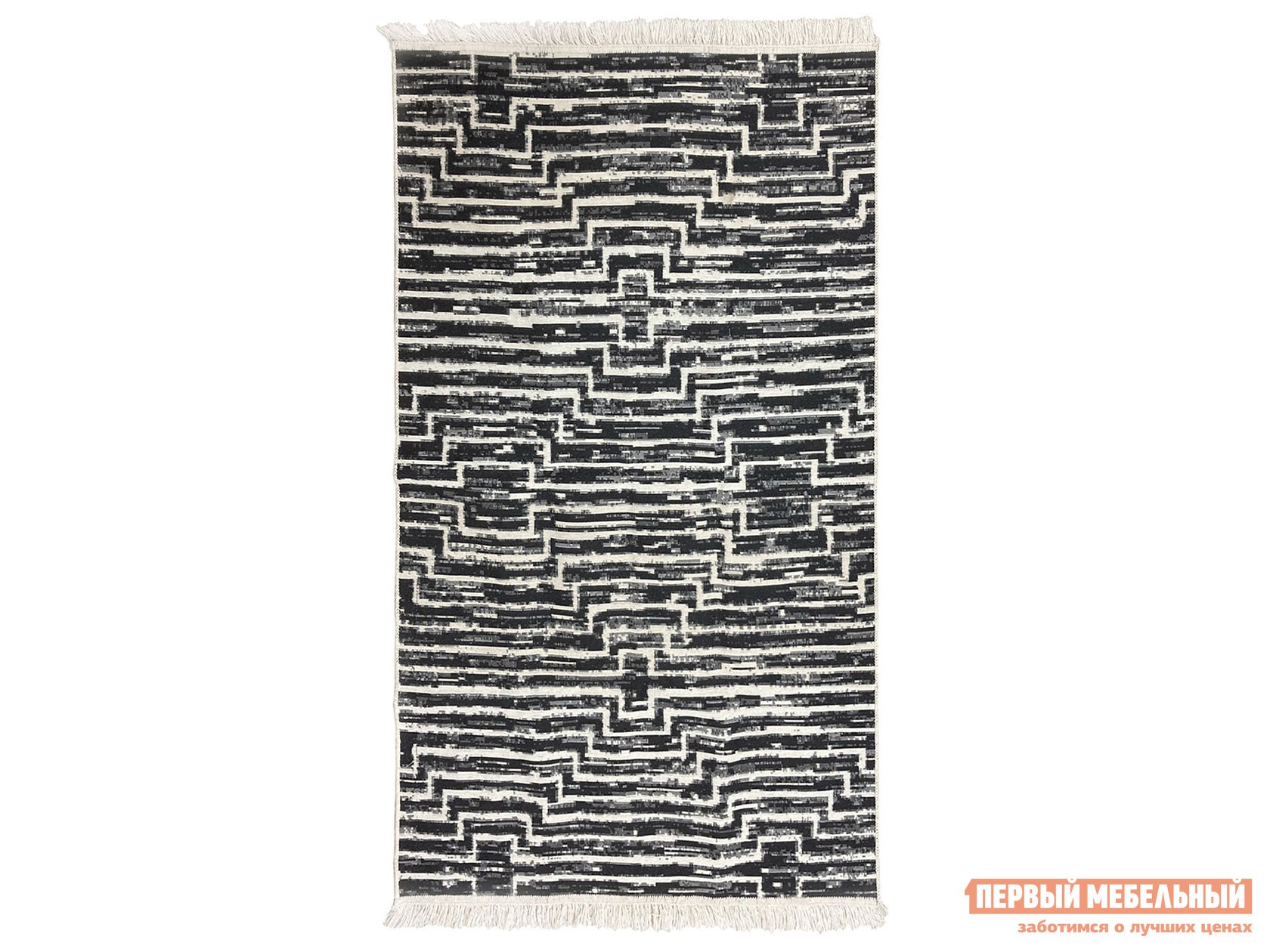 Ковер  Skandy Stripes Черный / Бежевый, 800 Х 1400 мм