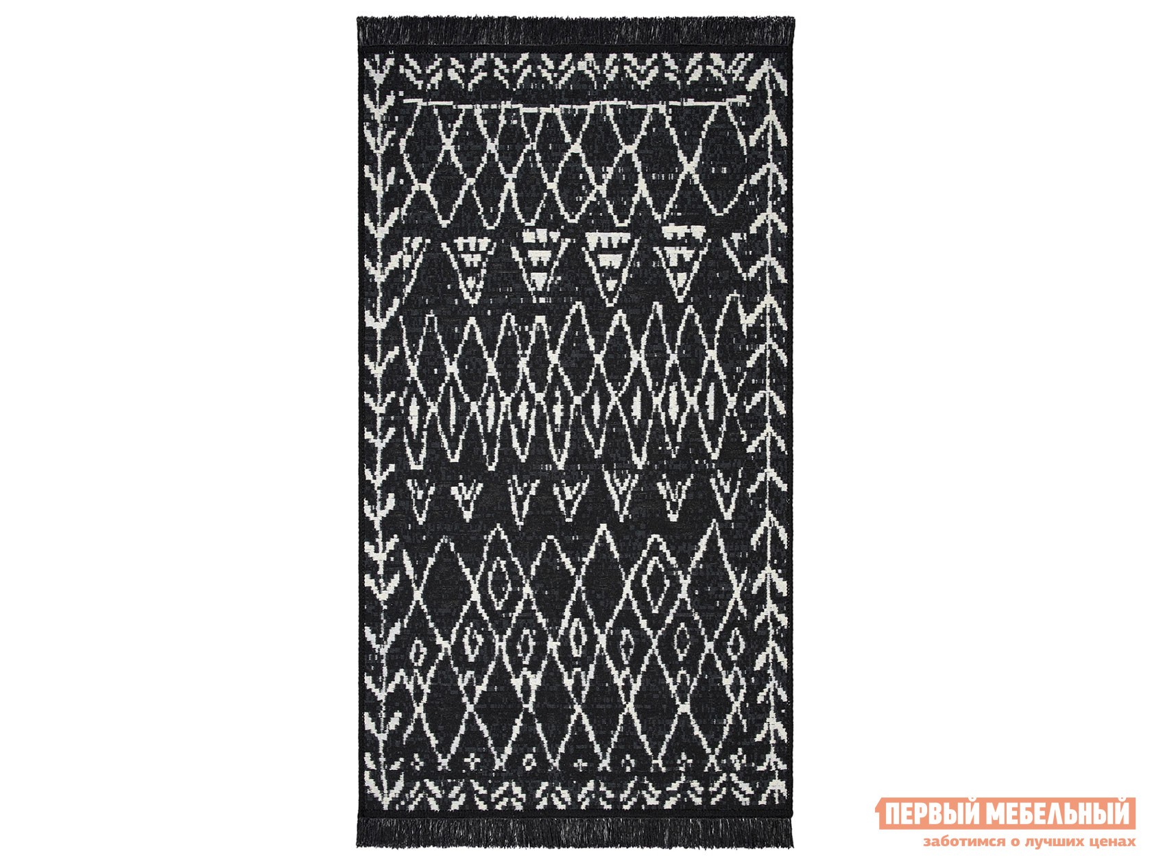 Ковер  Skandy Black Черный / Белый, 800 Х 1400 мм