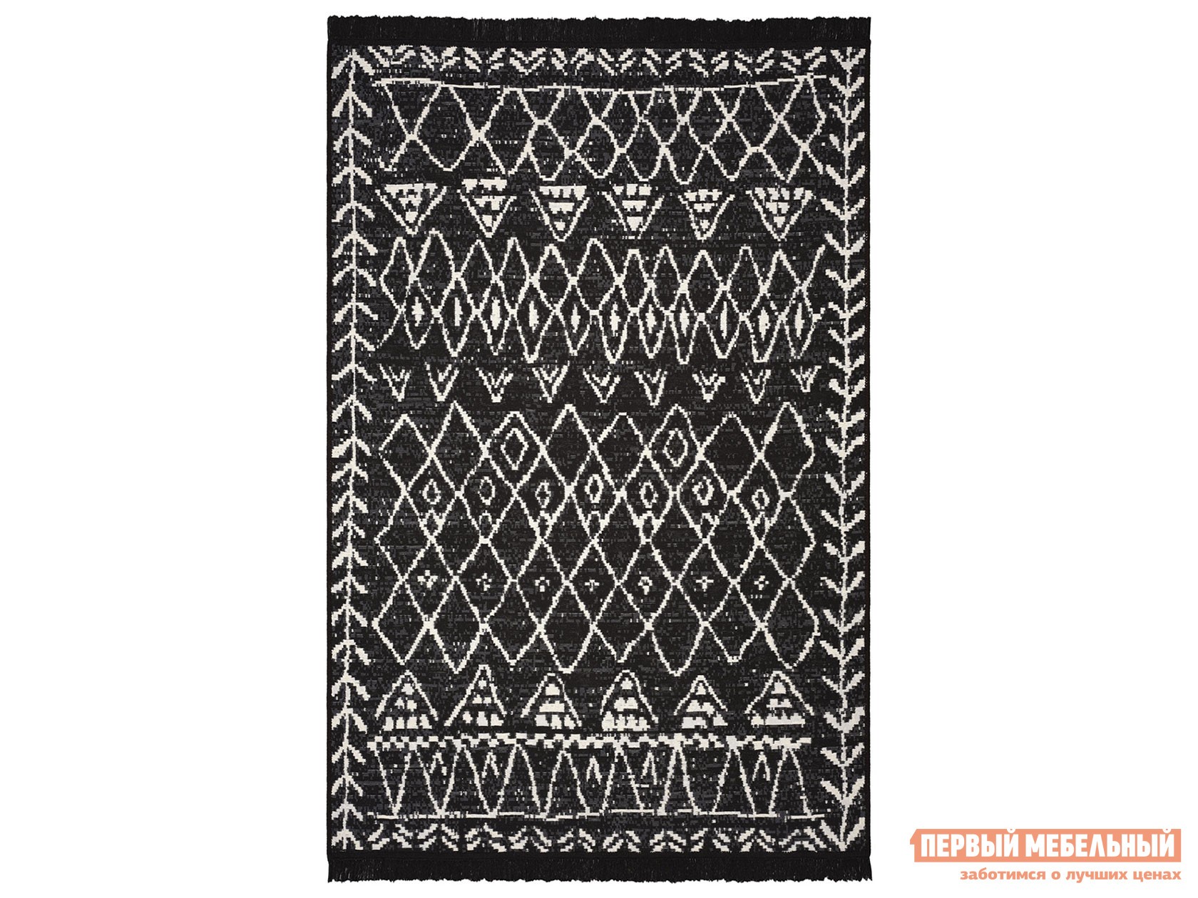 Ковер  Skandy Black Черный / Белый, 1200 х 1800 мм