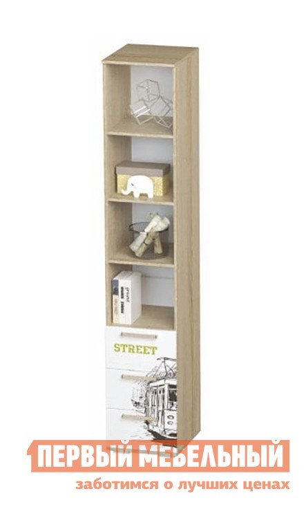 Стеллаж в детскую  Сенди Дуб Сонома / Girl