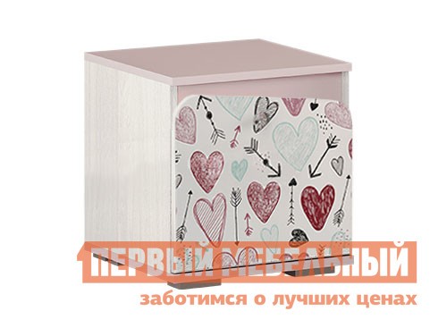 Детская тумба  Малибу Ясень белый / айскрим / фотопечать