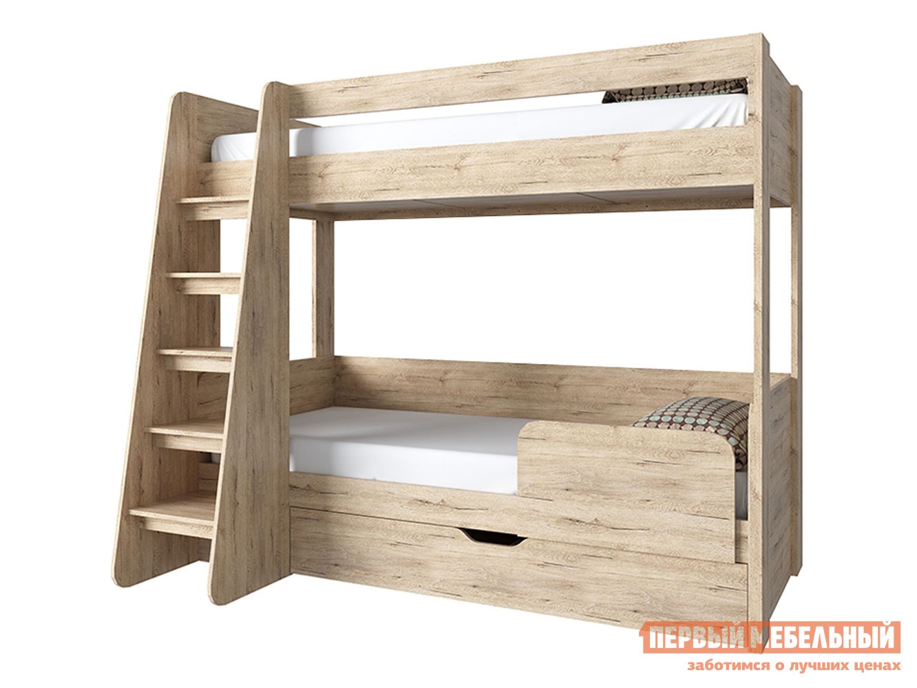 Двухъярусная кровать  Юниверсал Дуб Сан-Ремо