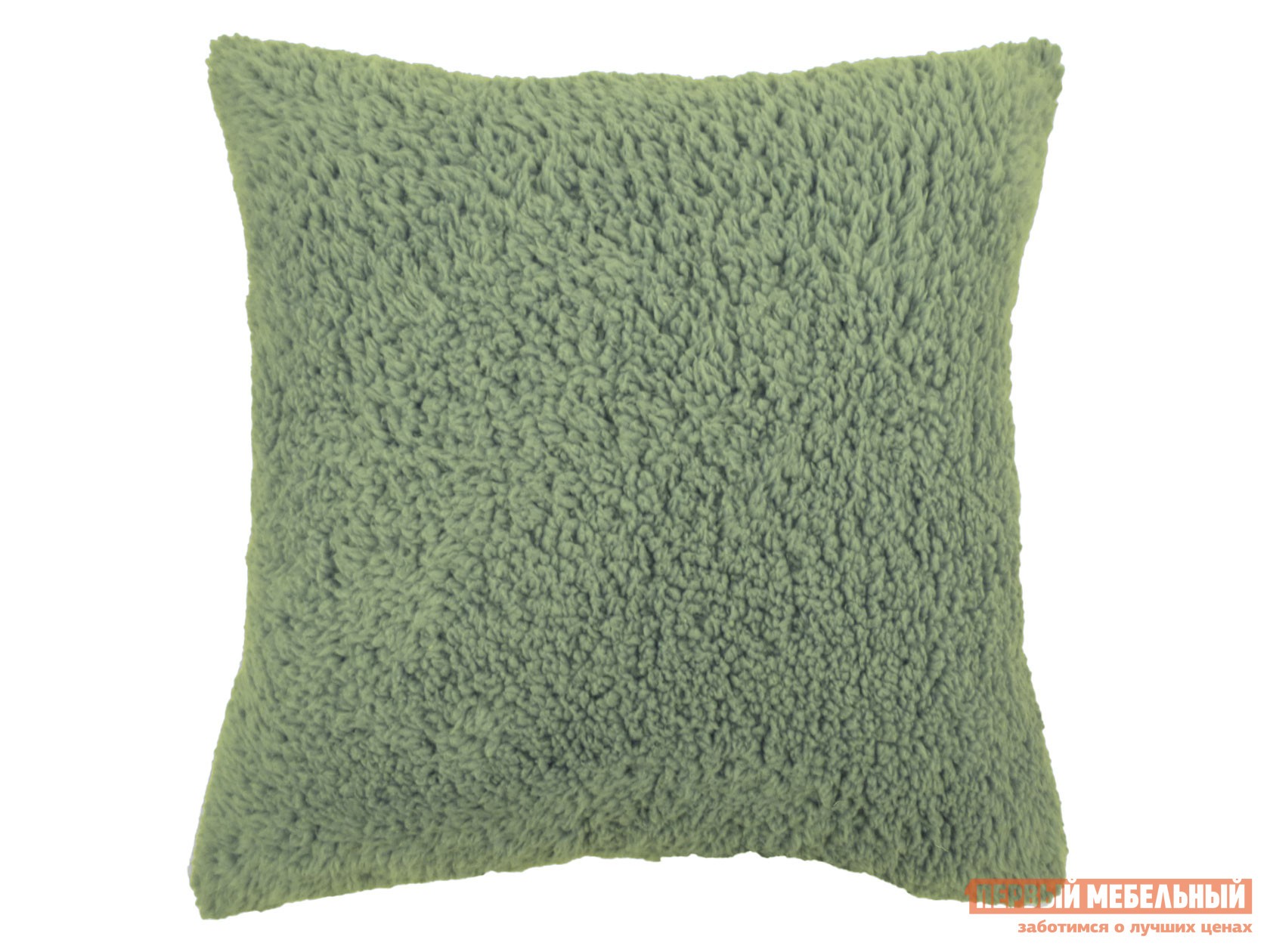 Декоративная подушка  Шерпа Оливковый