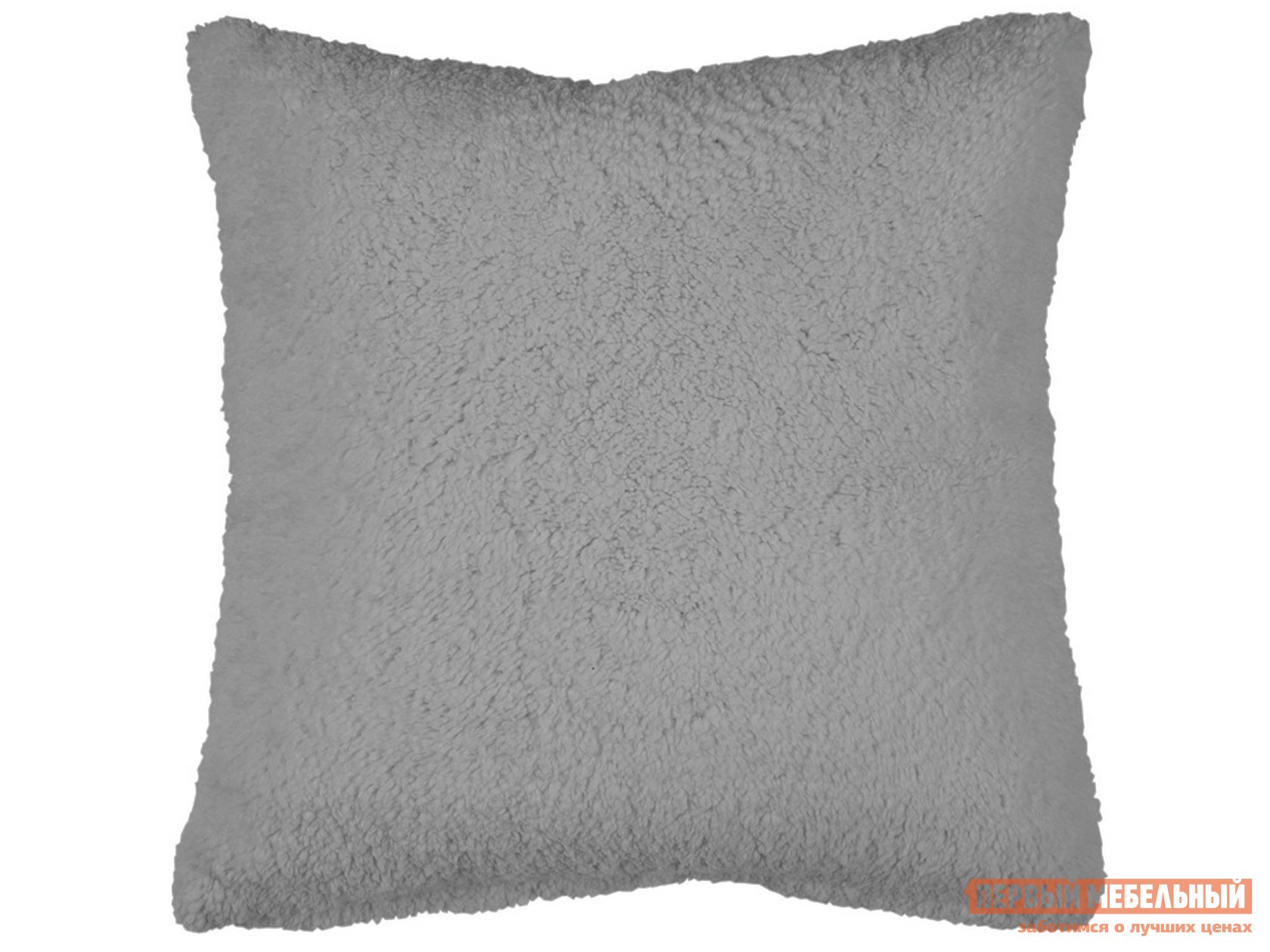 Декоративная подушка  Шерпа Серый