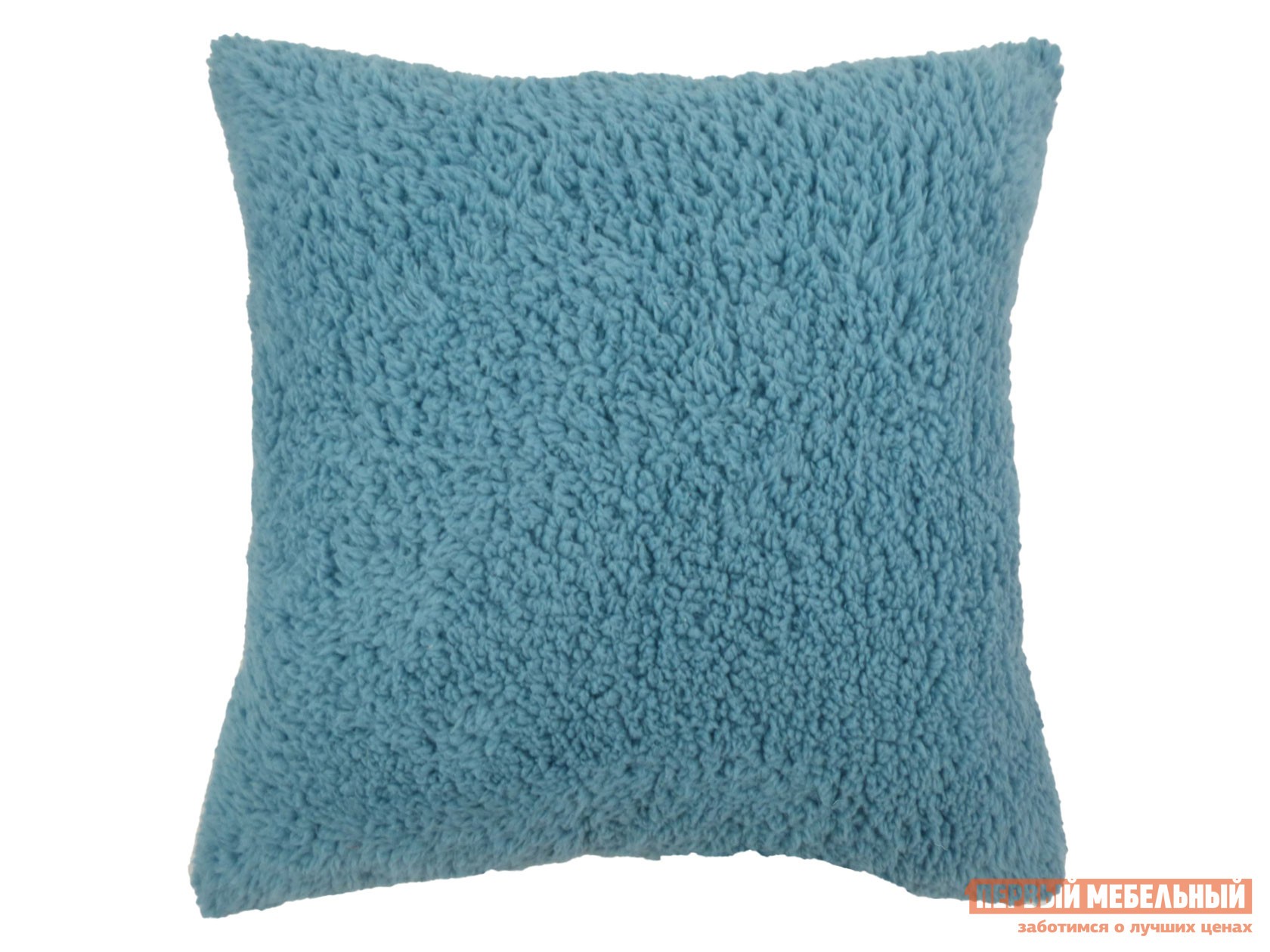Декоративная подушка  Шерпа Морская волна