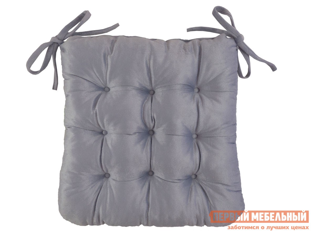 Подушка на стул  Лилиан Лиловый, велюр