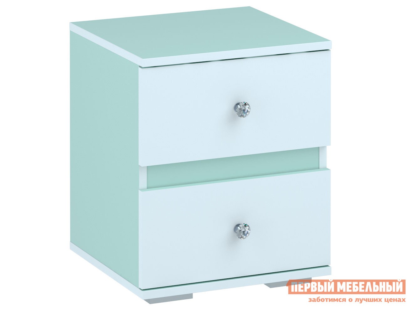 Прикроватная тумбочка  Тифани Кенди Белый / Кенди