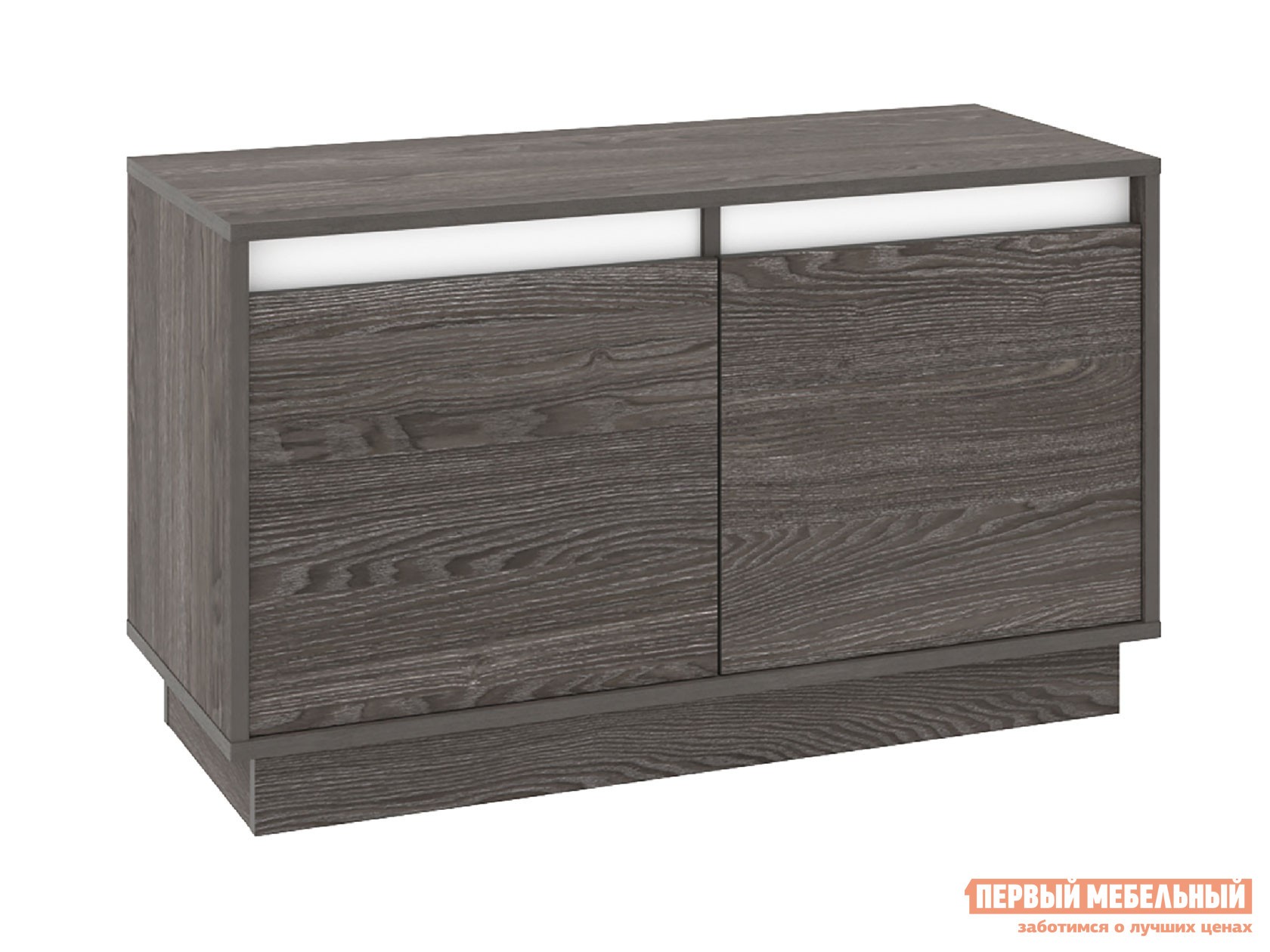 Обувница  Вирджиния Ясень Анкор темный / Белый